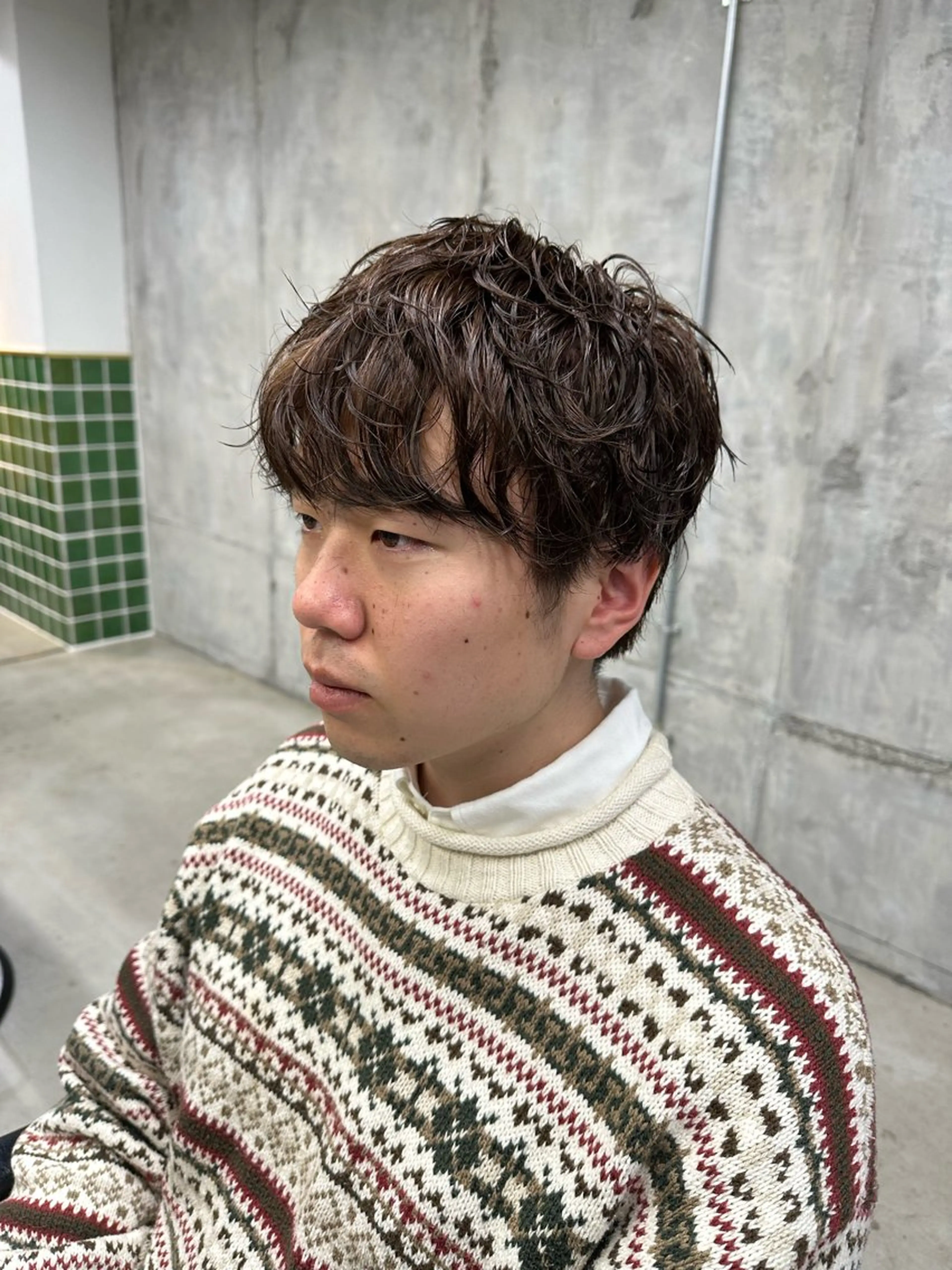 [メンズ限定メニュー]  ⚡️メンズカット➕パーマ⚡️の写真