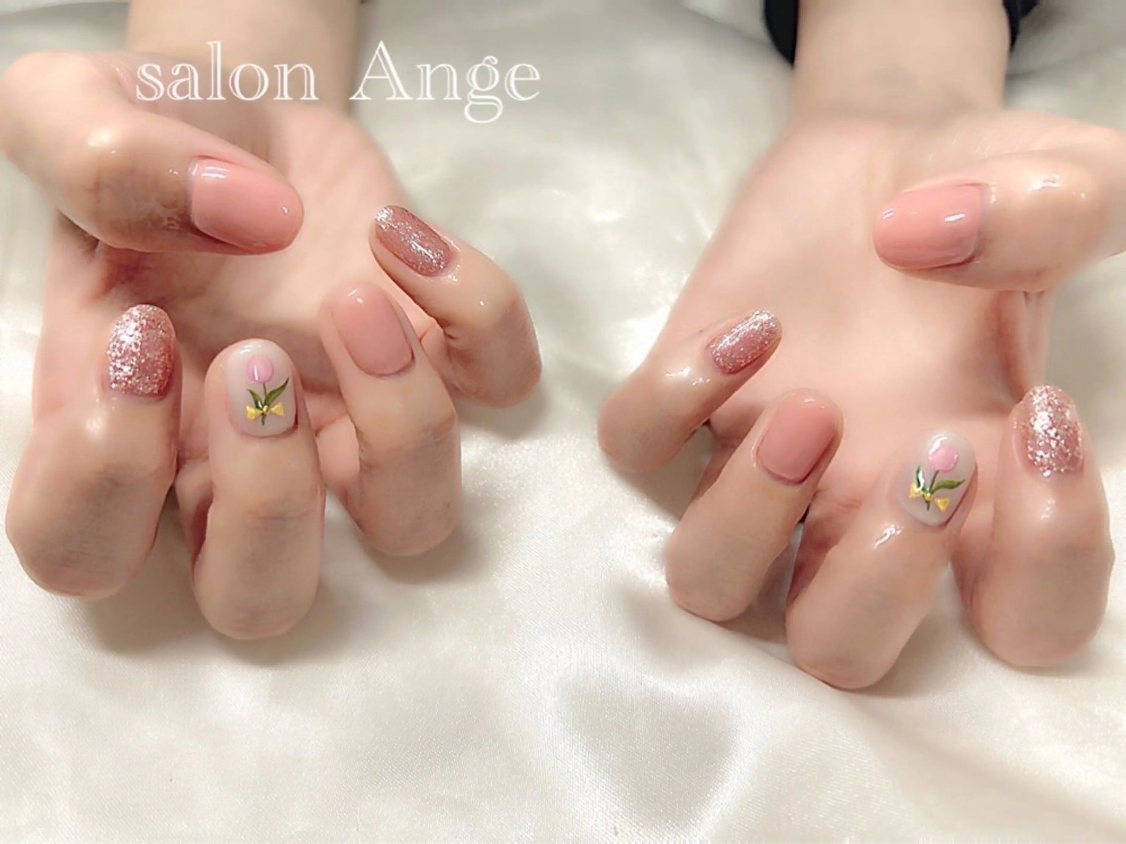 パーマ ハンドネイル nail salon Ange所属・nail salon angeのネイルデザイン