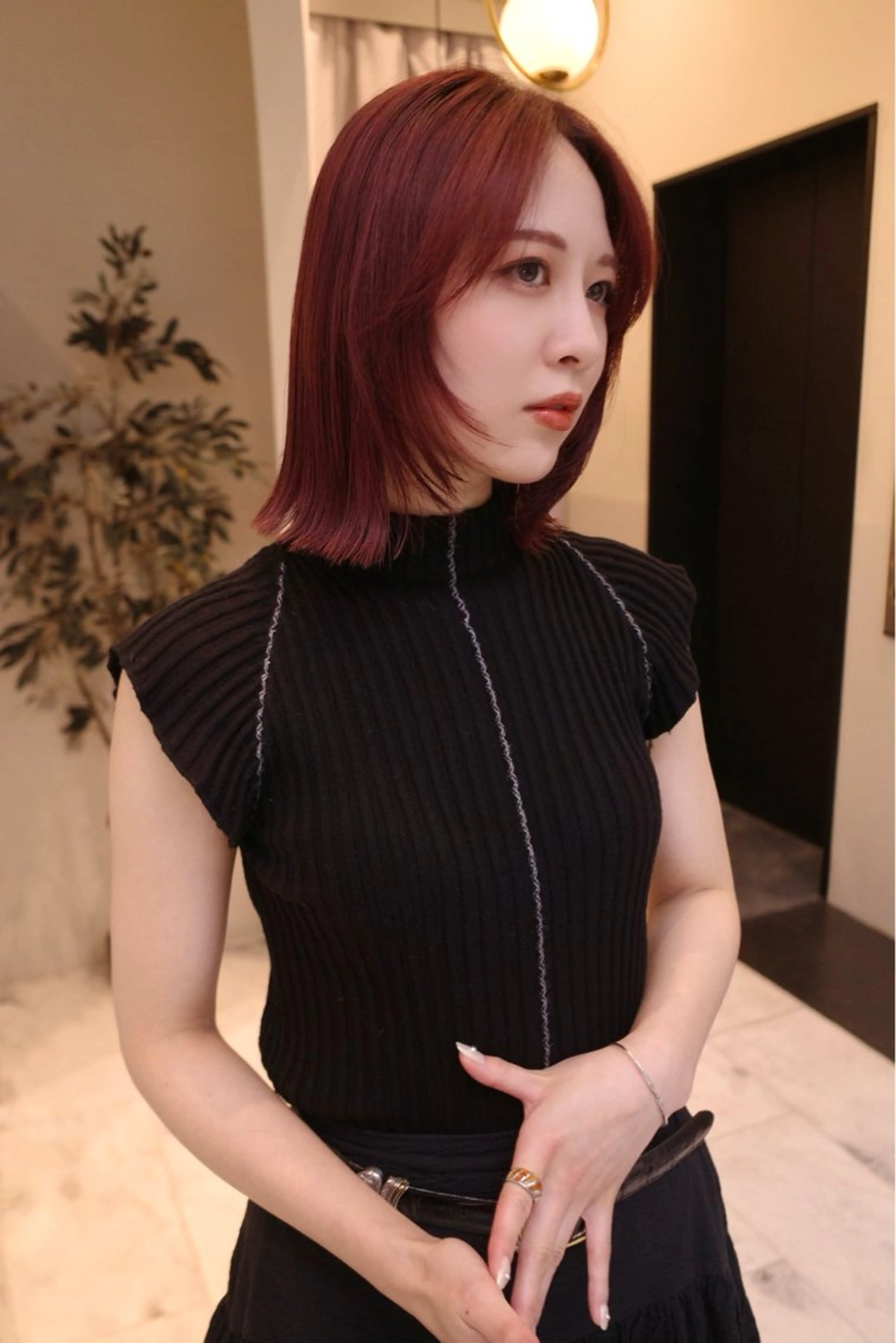 ショート カラー カット ヘアカラー トリートメント SALOWIN所属・ブリーチ✨ ボブ✨レイヤーのヘアスタイル