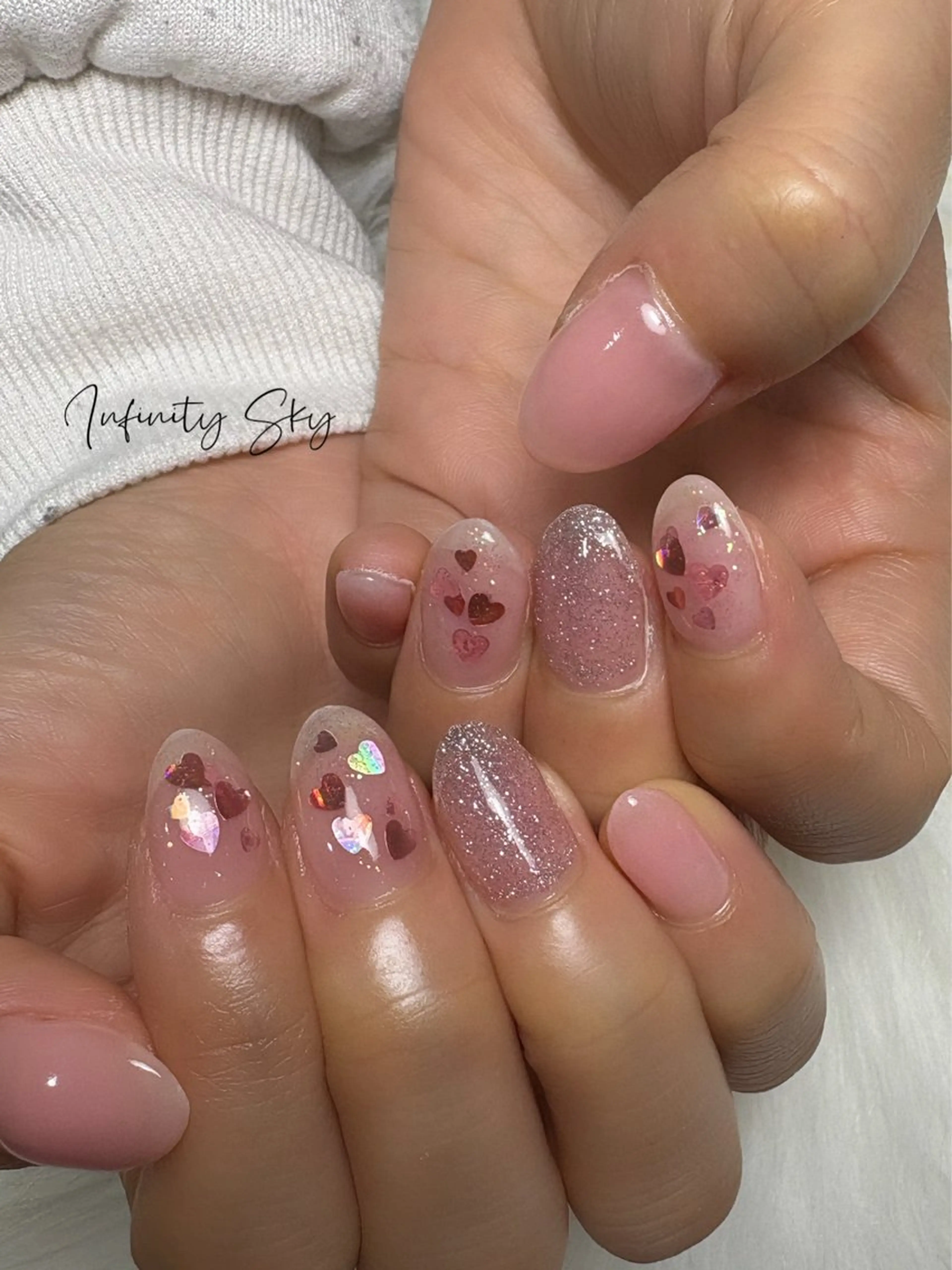 ネイル infinity skyのネイルデザイン