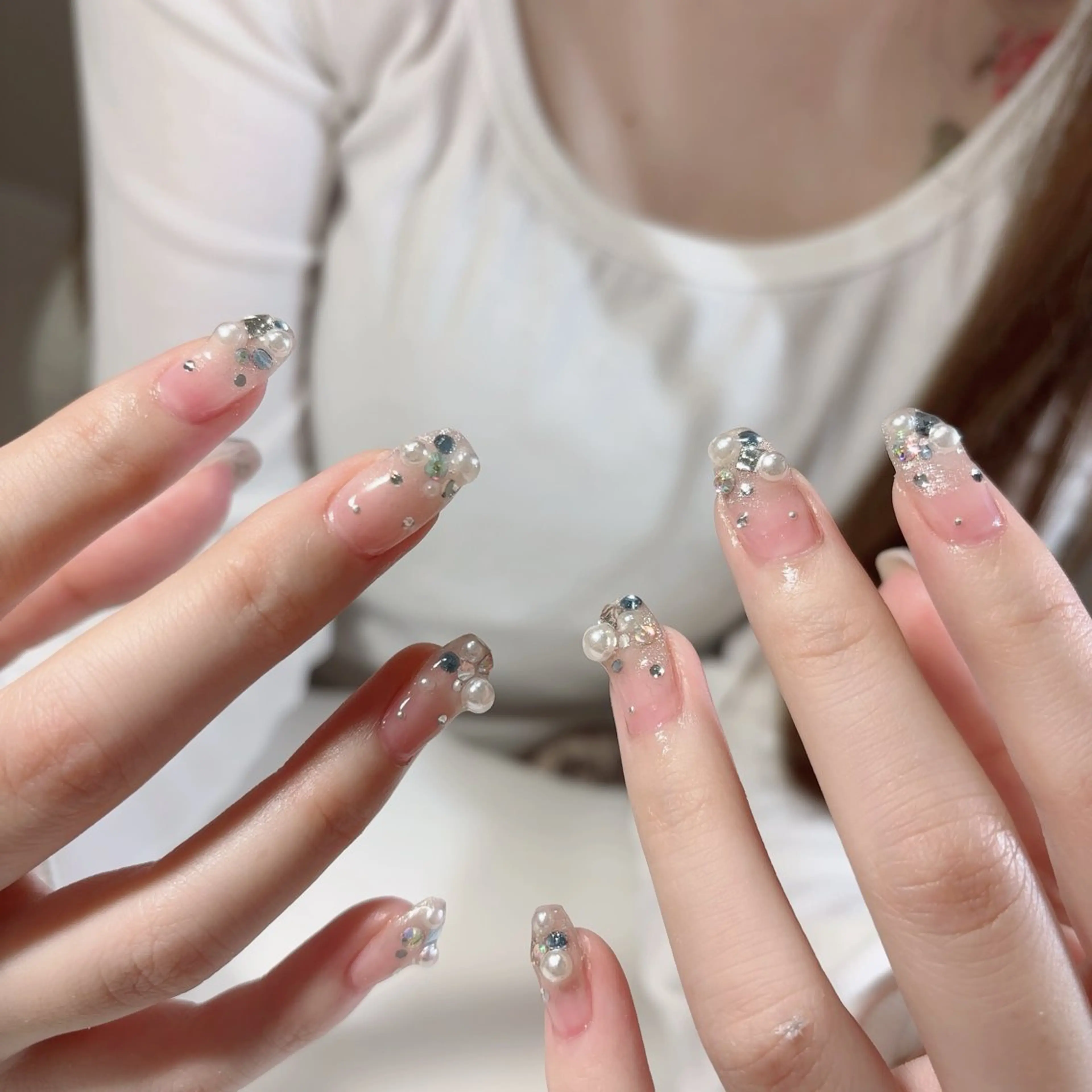 ネイル キラキラネイル ハンドネイル * haruのネイルデザイン