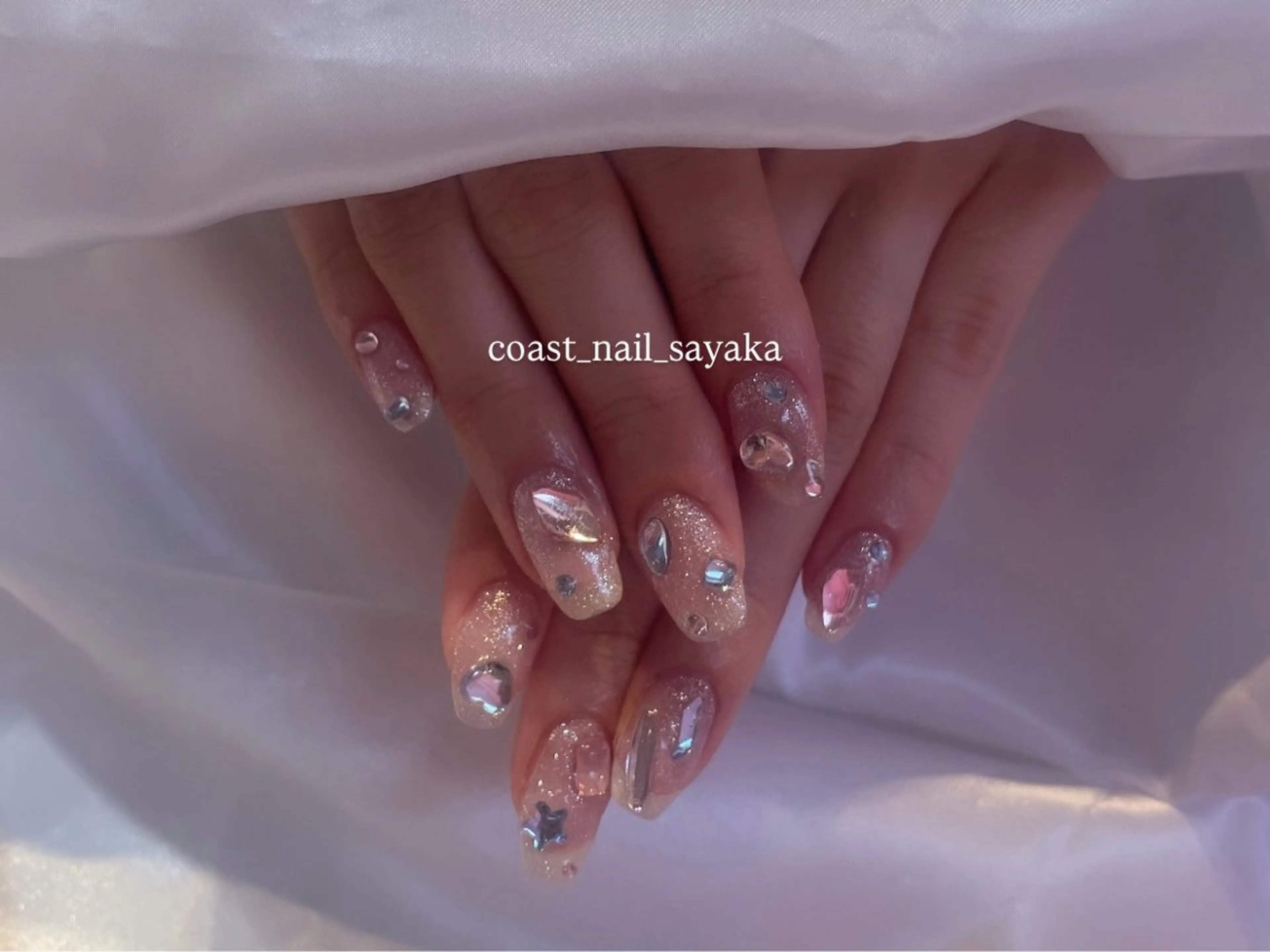 ネイル ハンドネイル HOSHI ⭐️辻堂 /藤沢ガーリーネイルのネイルデザイン