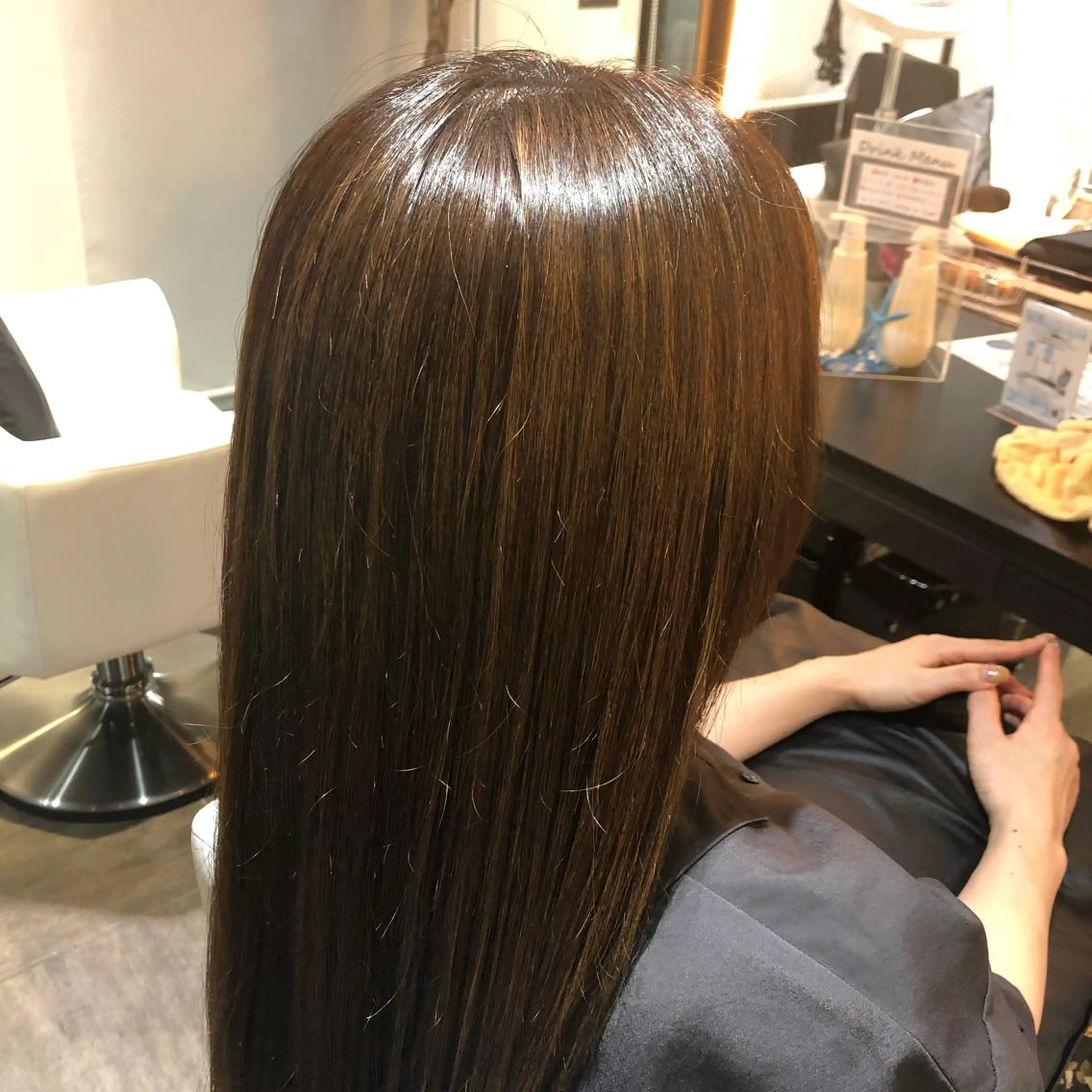 ロング ロング 🩵顔まわり似合わせ 久保田せな🩵のヘアスタイル