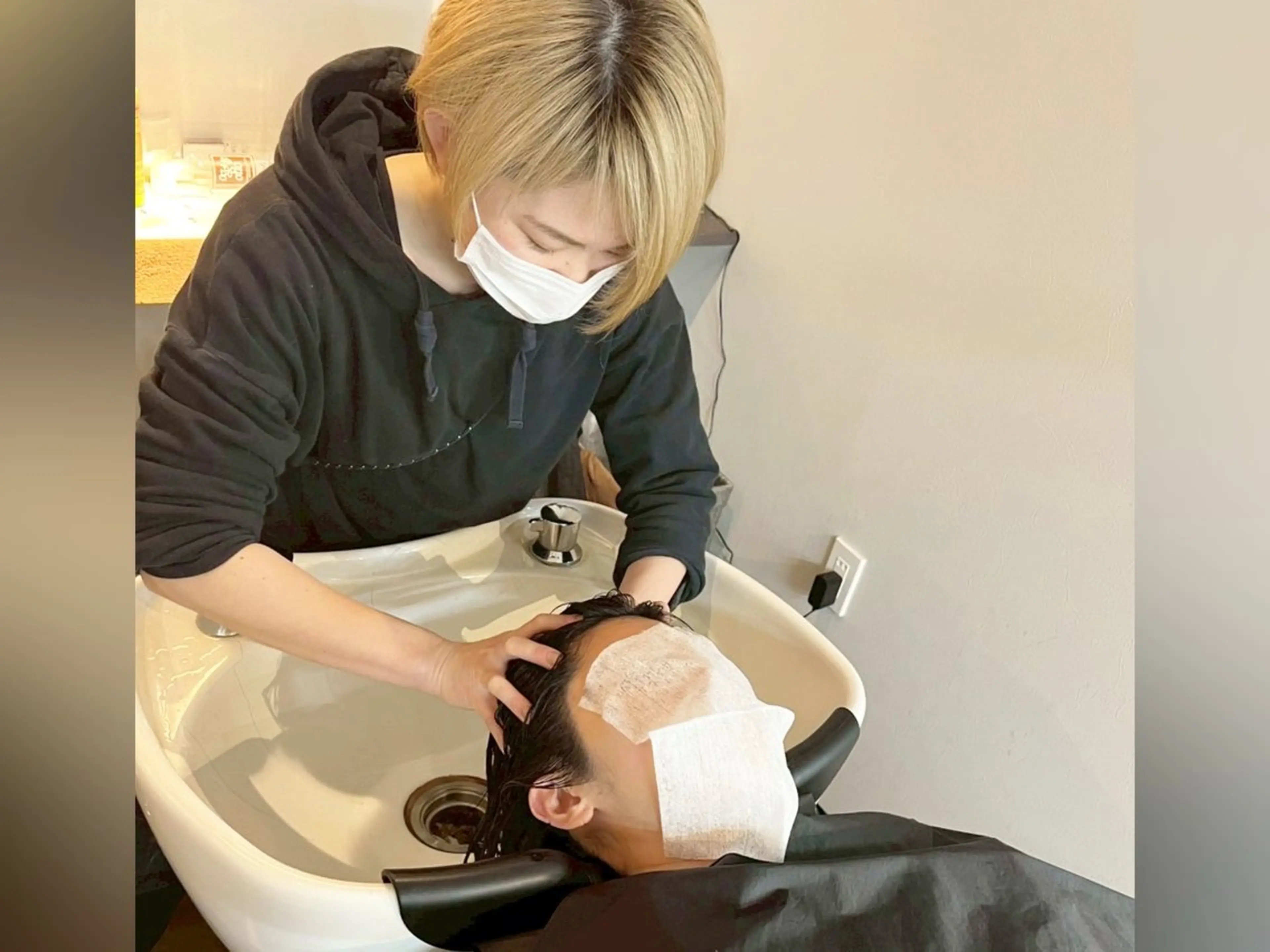 快眠ヘッドスパ はなのなのヘアスタイル