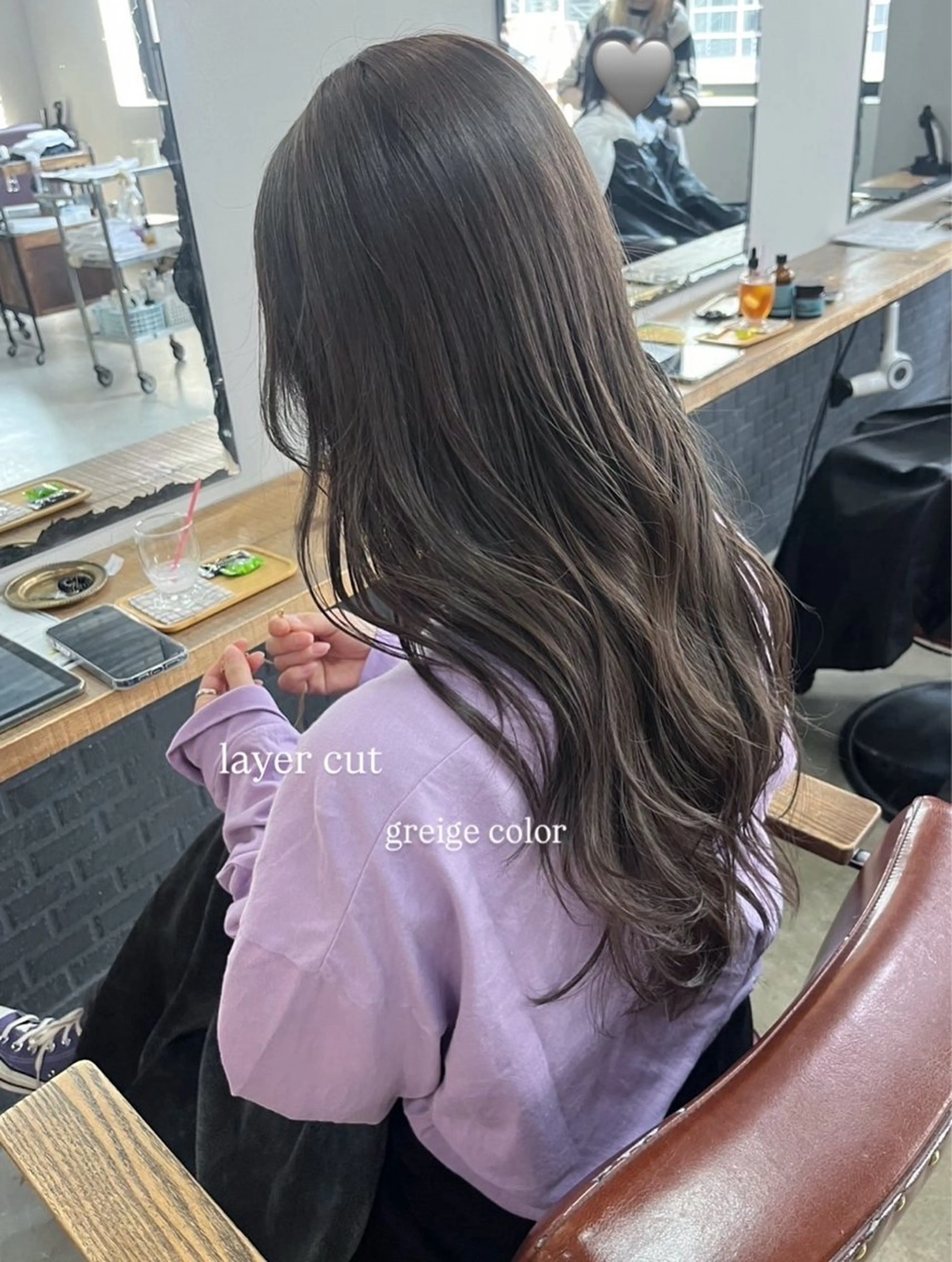 セミロング カラー ヘアカラー ケアブリーチ/ボブ/ honoのヘアスタイル