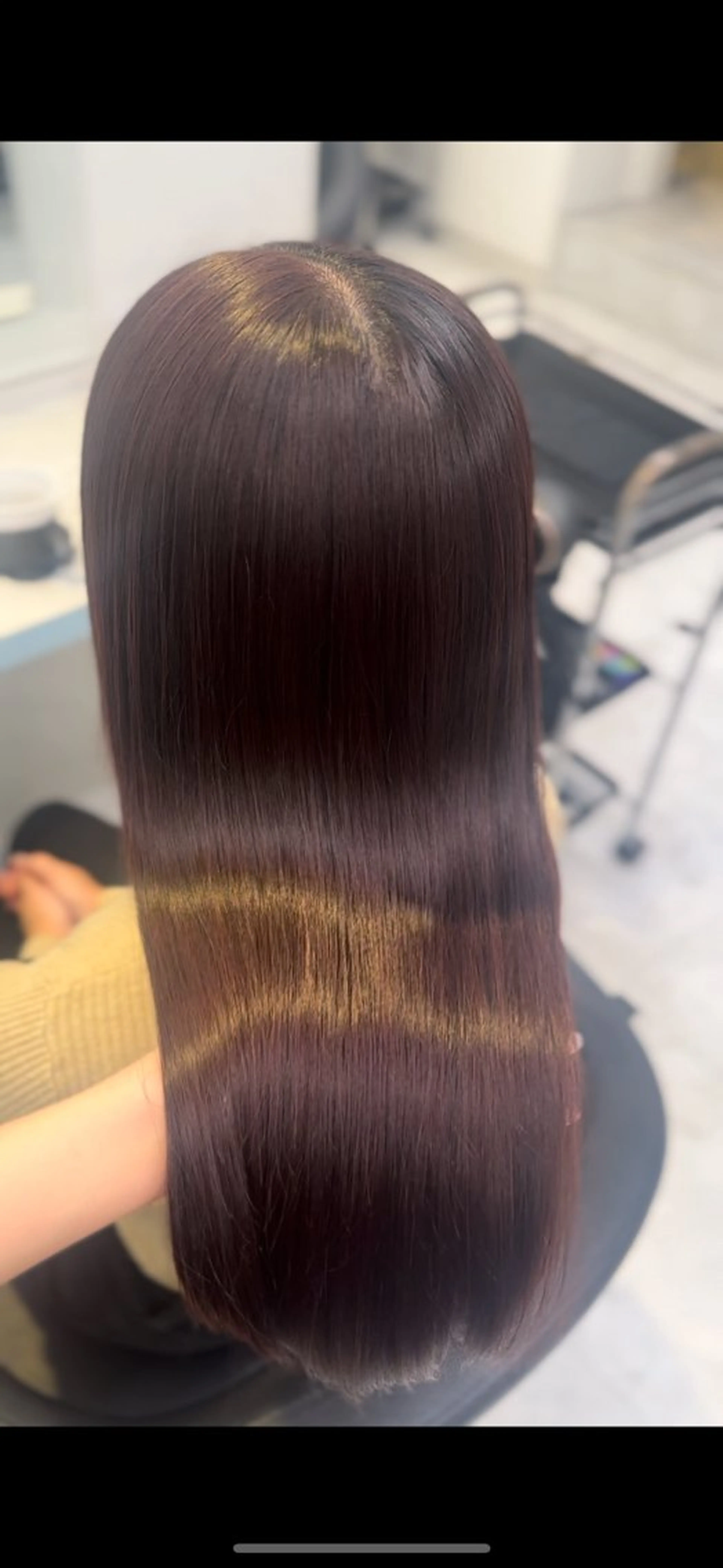 ロング カラー ヘアカラー トリートメント ♥️暖色カラ ー♥️由夏のヘアスタイル