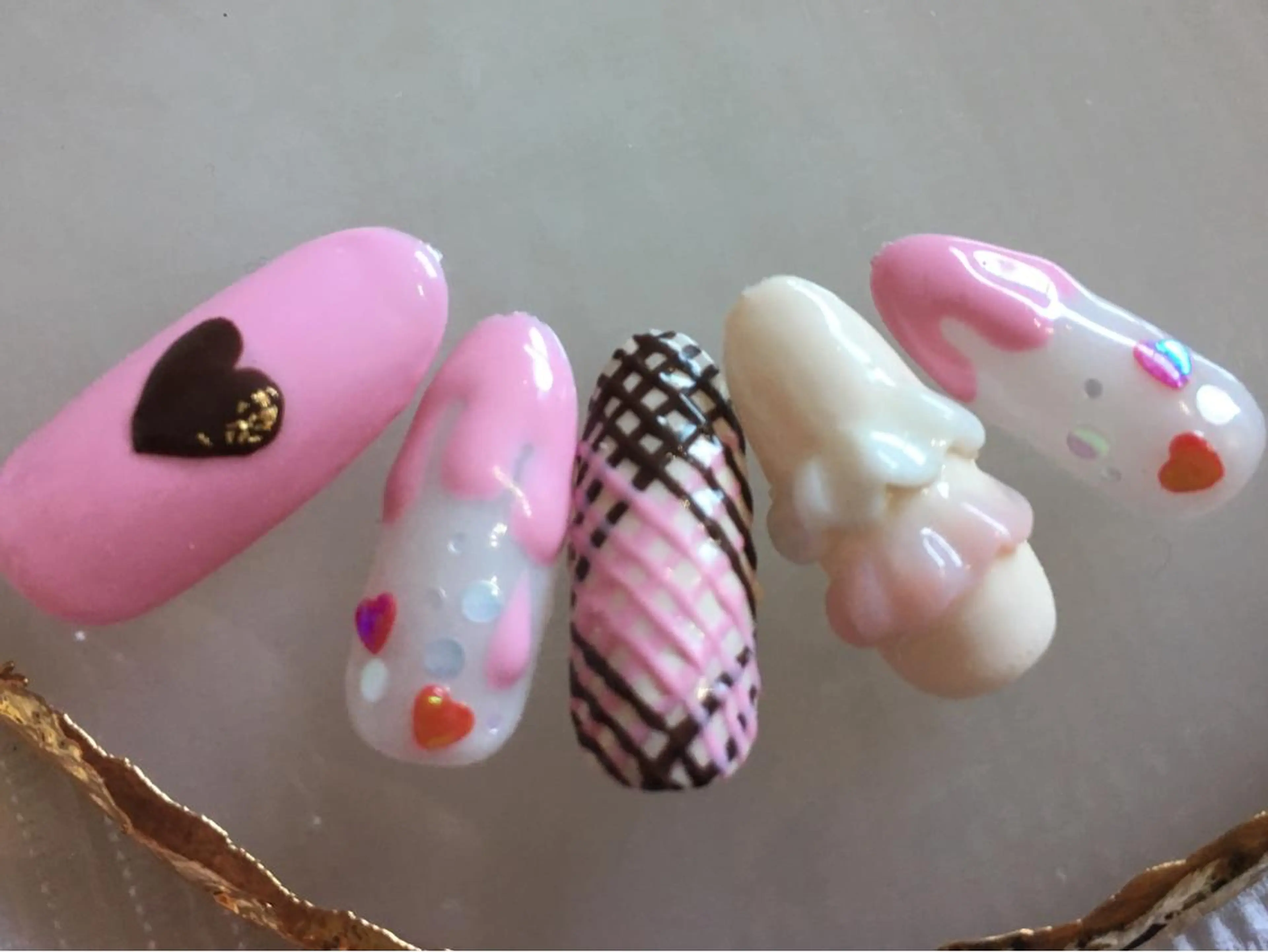 ネイル 練馬駅近ネイルラニ 不細工爪90分で美爪のネイルデザイン