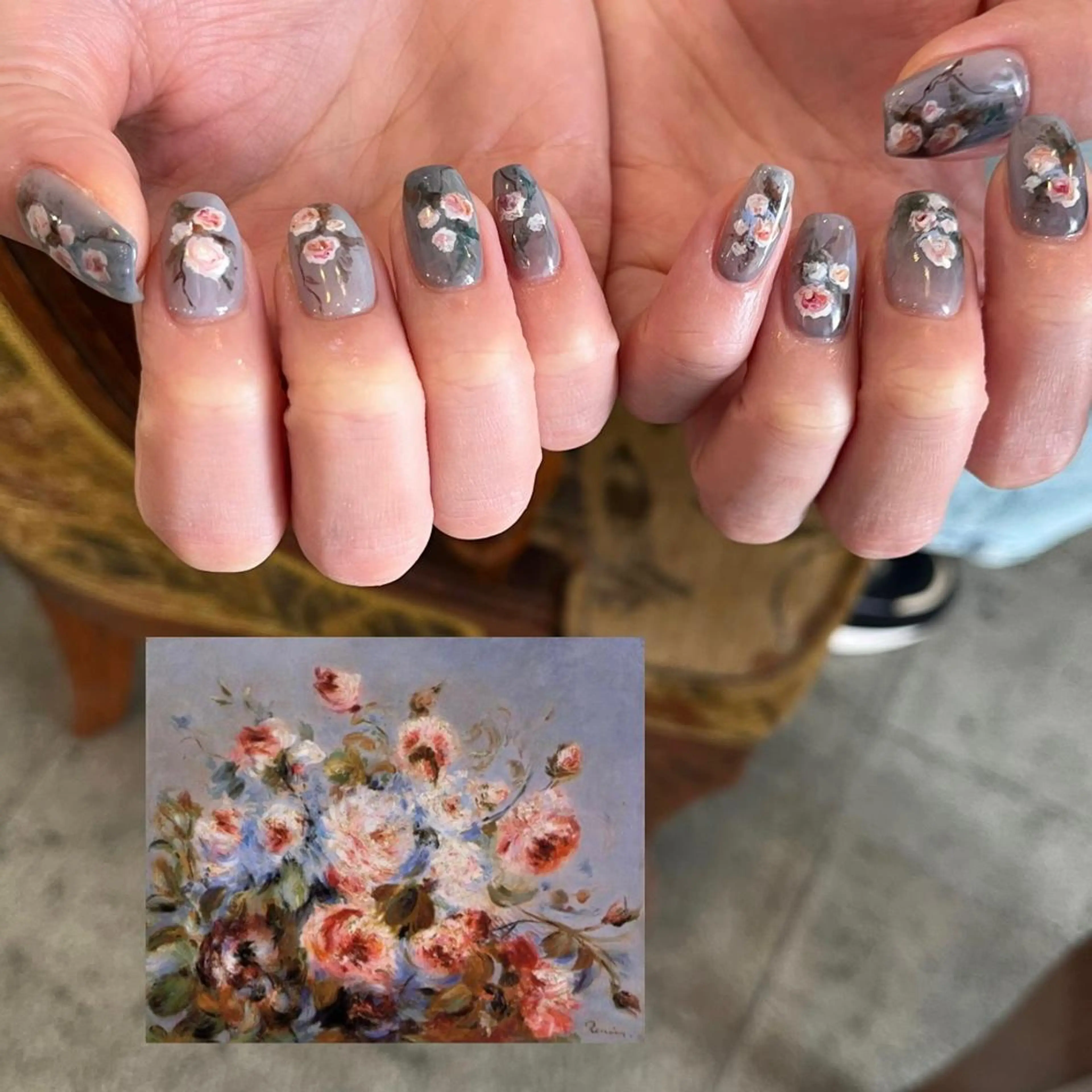 ネイル ハンドネイル Trico Antique所属・岩本 杏のネイルデザイン