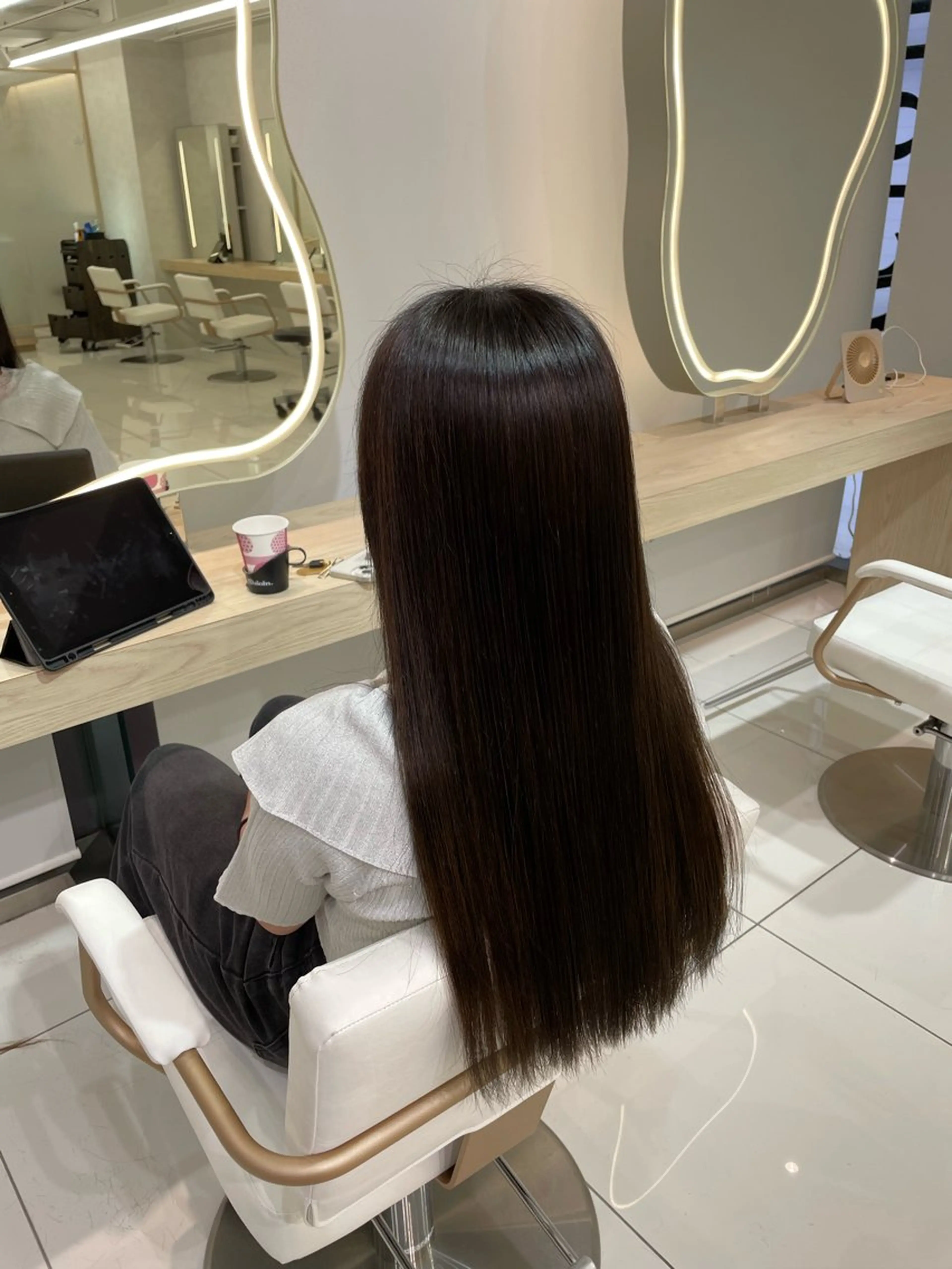 ロング カラー 🦋‪レイヤー/ 顔まわり/夏帆🦋‪のヘアスタイル