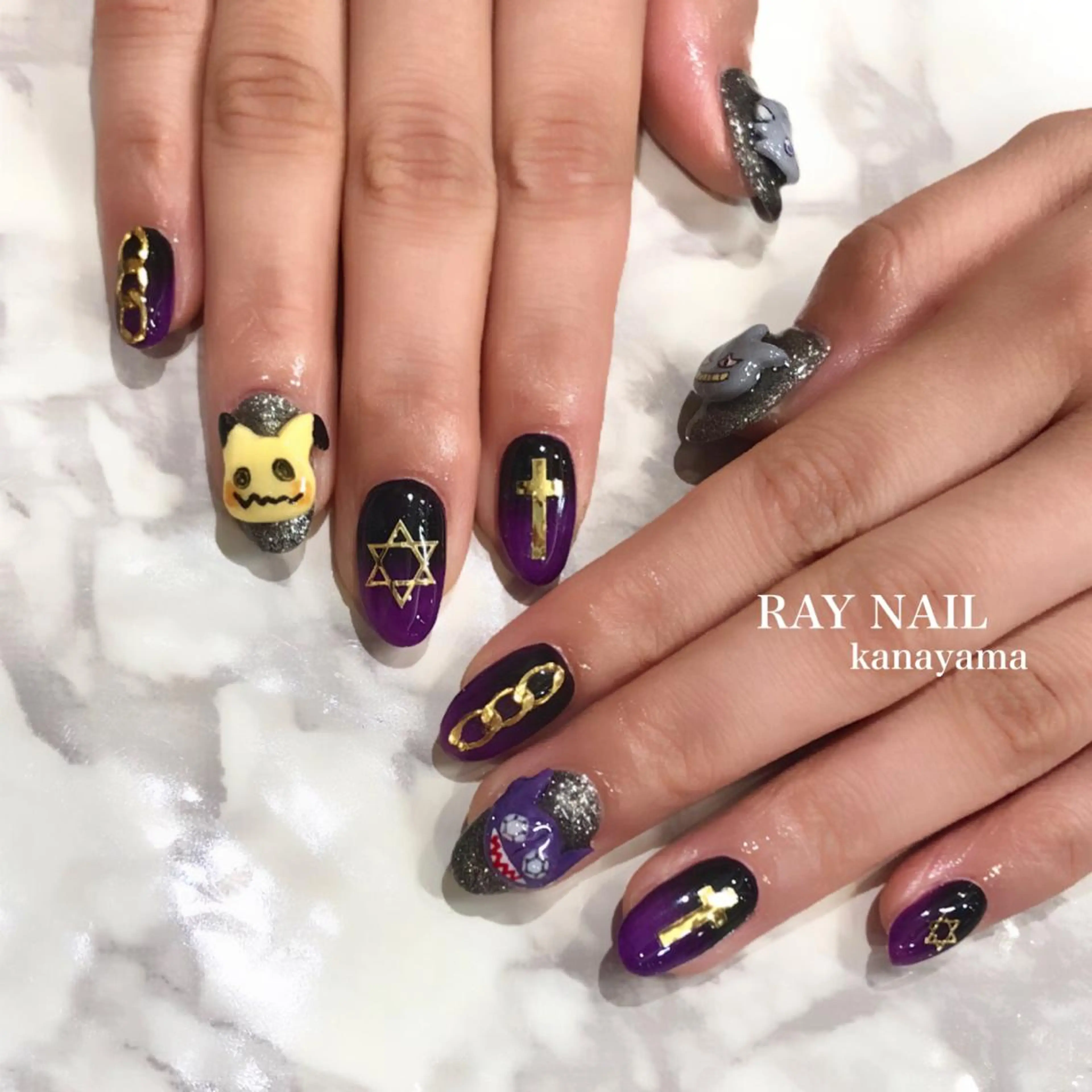 ネイル Arowa 伊田のネイルデザイン