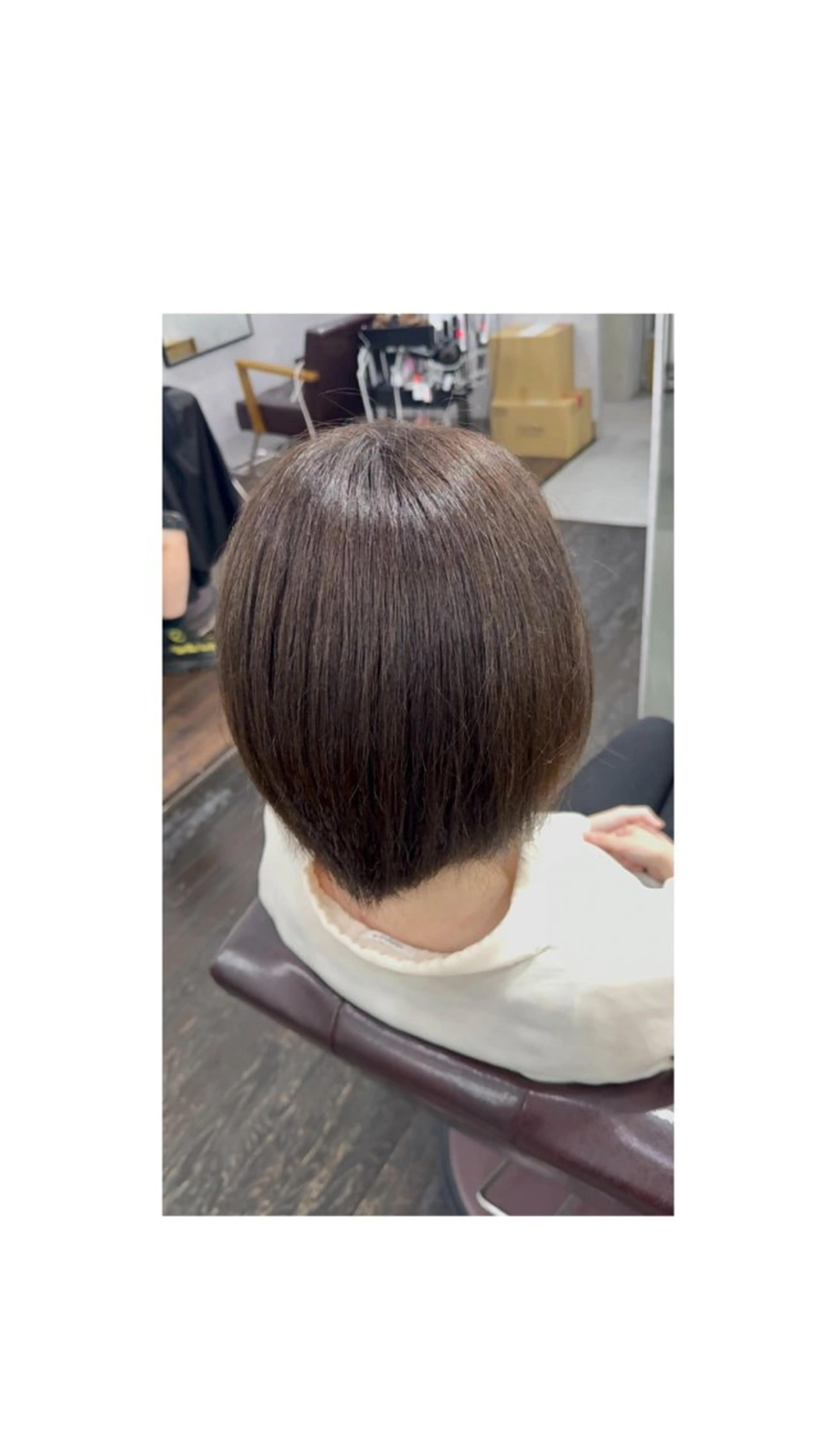 ショート カラー ブリーチ ブリーチなしカラー 【ili心斎橋】 🐰清水 梨央🤍のヘアスタイル