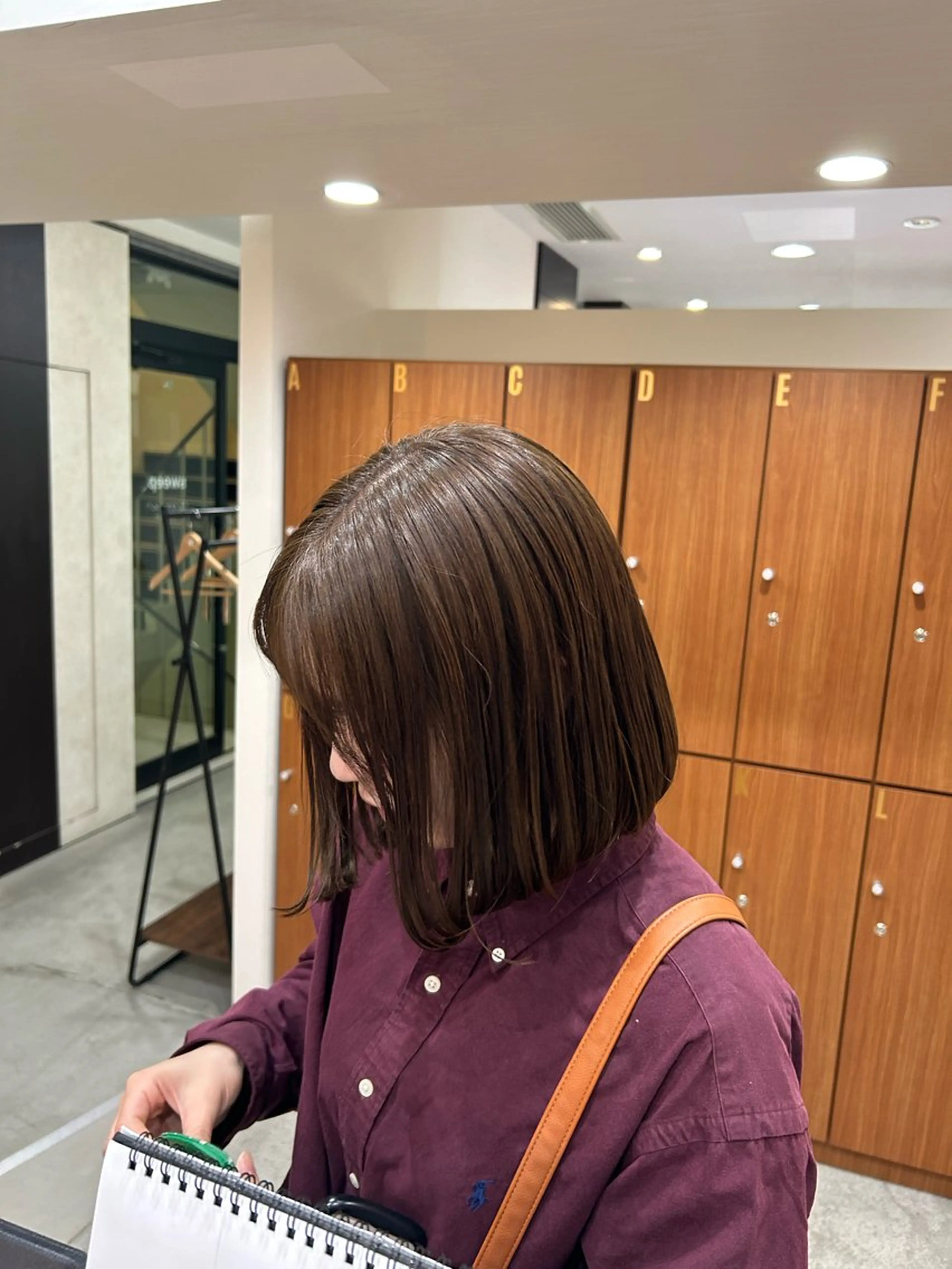 ショート カラー ベージュカラー オリーブベージュ 坂本奈都美 🎀のヘアスタイル