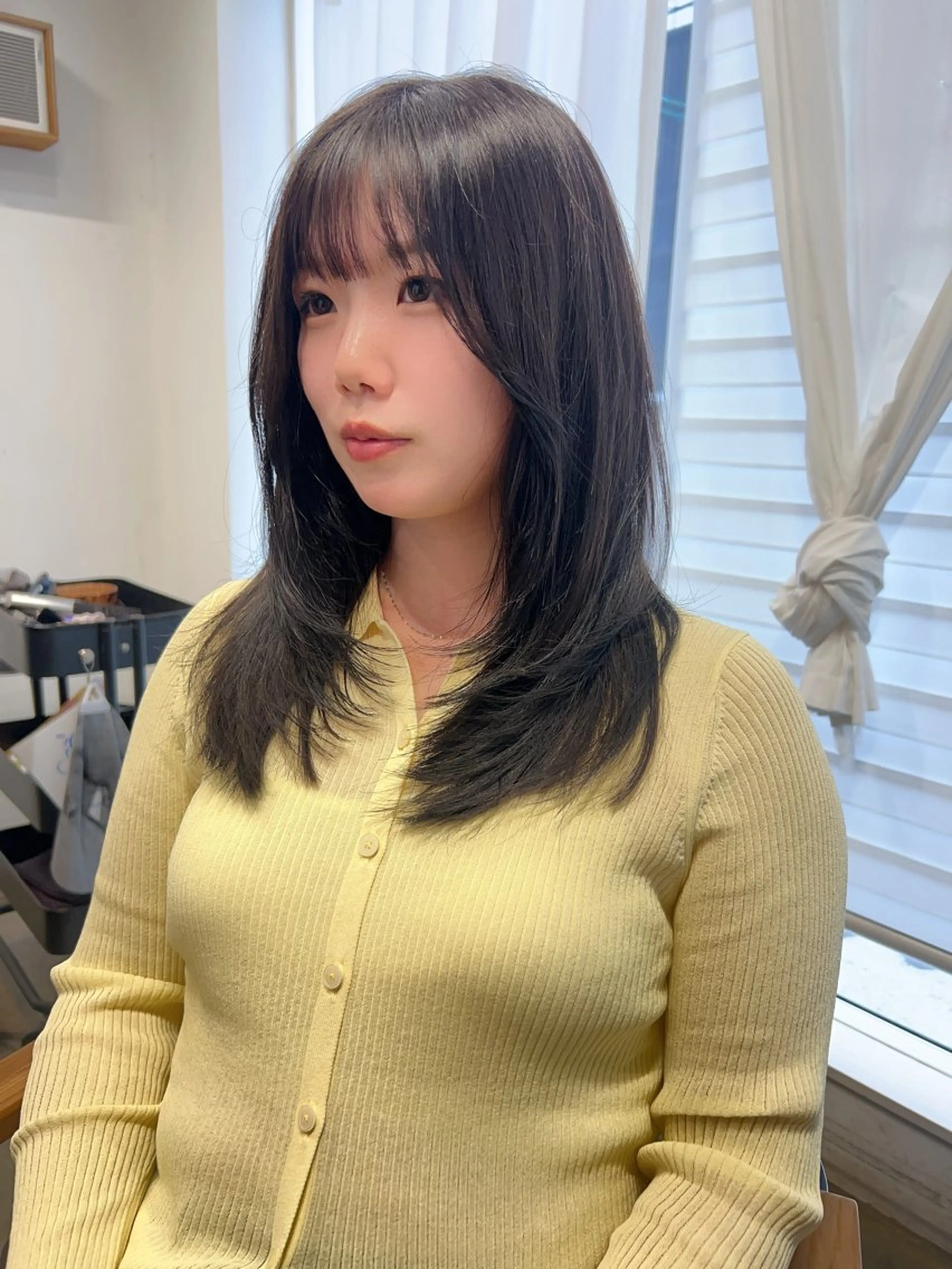 ミディアム カット トリートメント 韓国レイヤー/ハイ トーン/優太のヘアスタイル