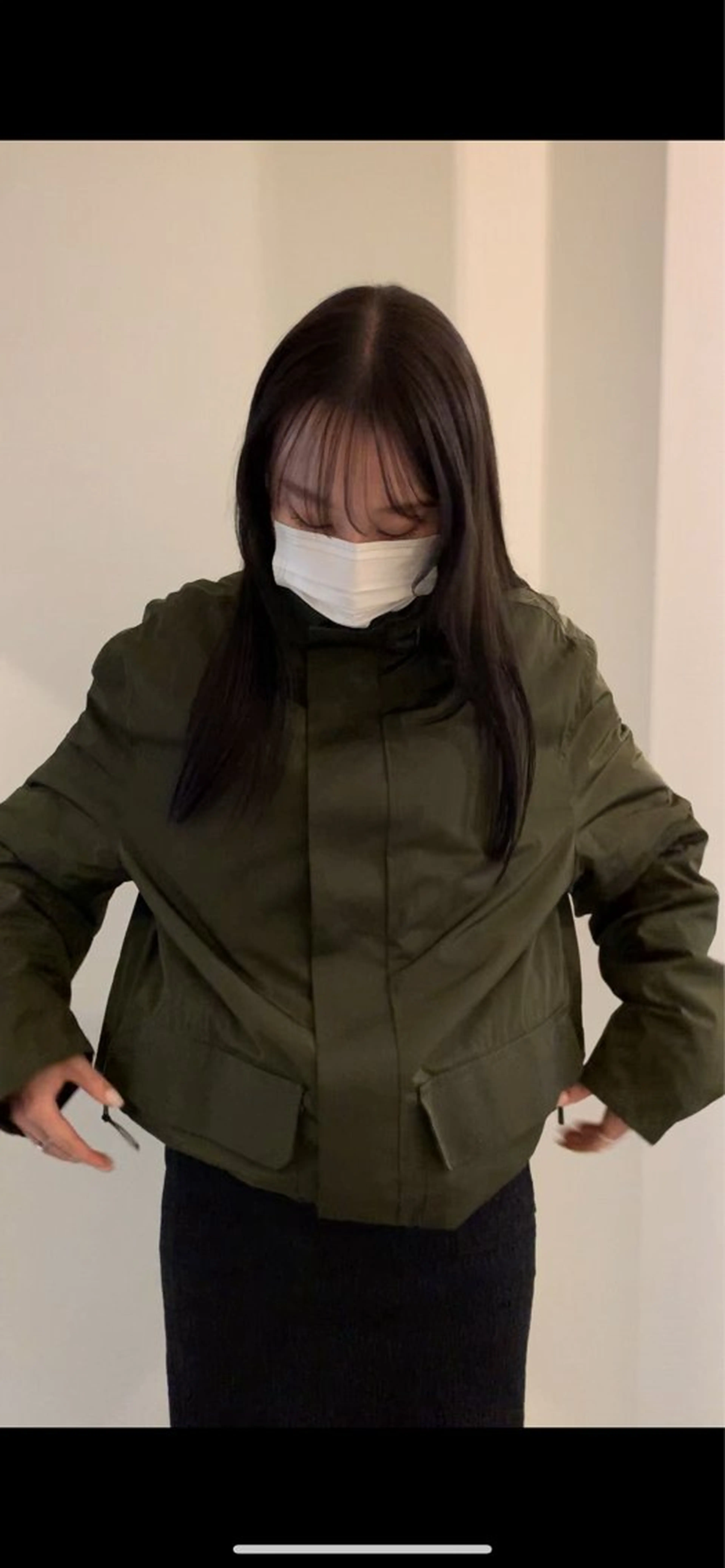 ロング カット ヘアカラー トリートメント 落合希 Olivebeigeのヘアスタイル