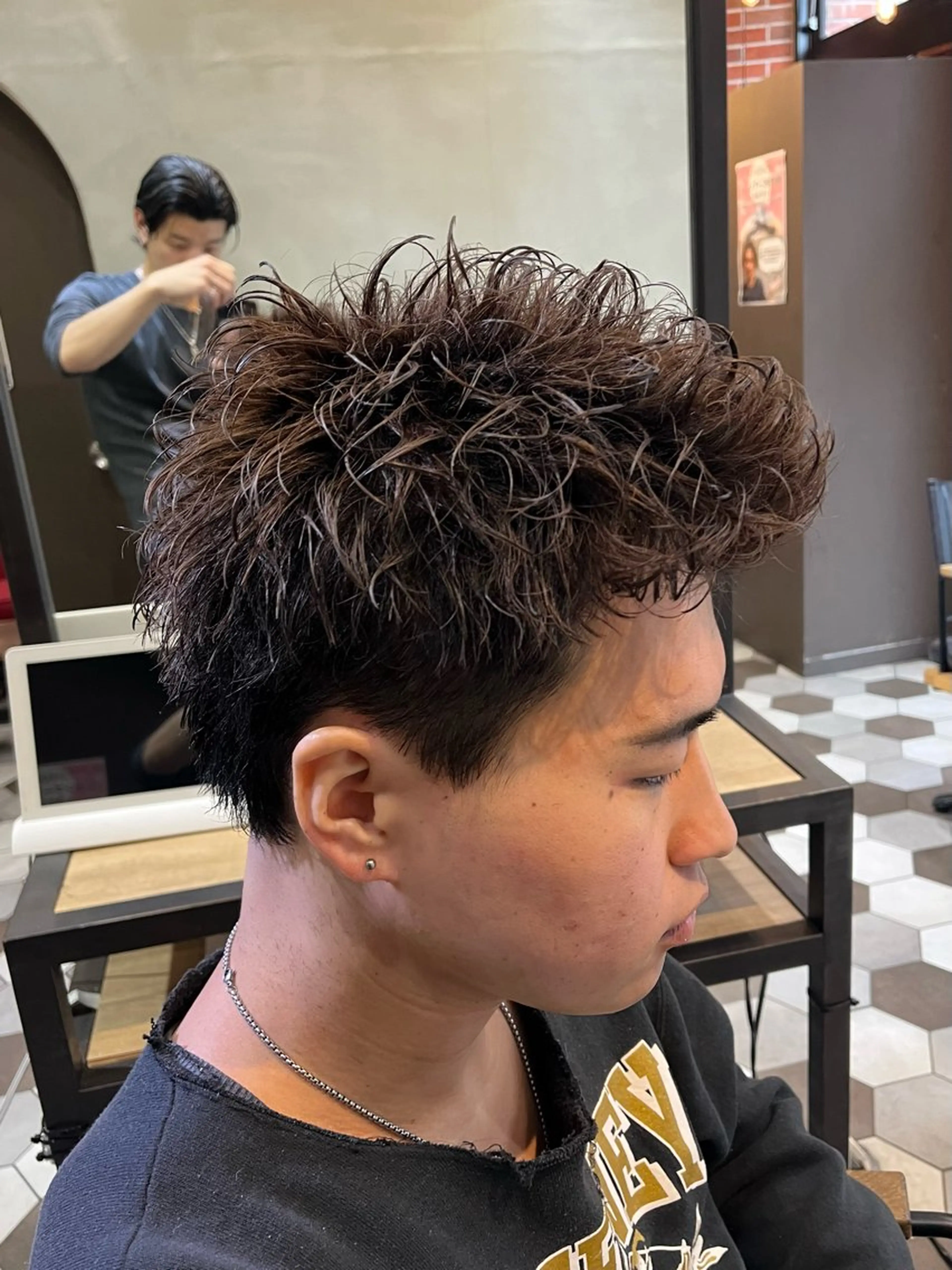 ショート パーマ メンズ 梅田/メンズ専門 ／加地光尊のヘアスタイル