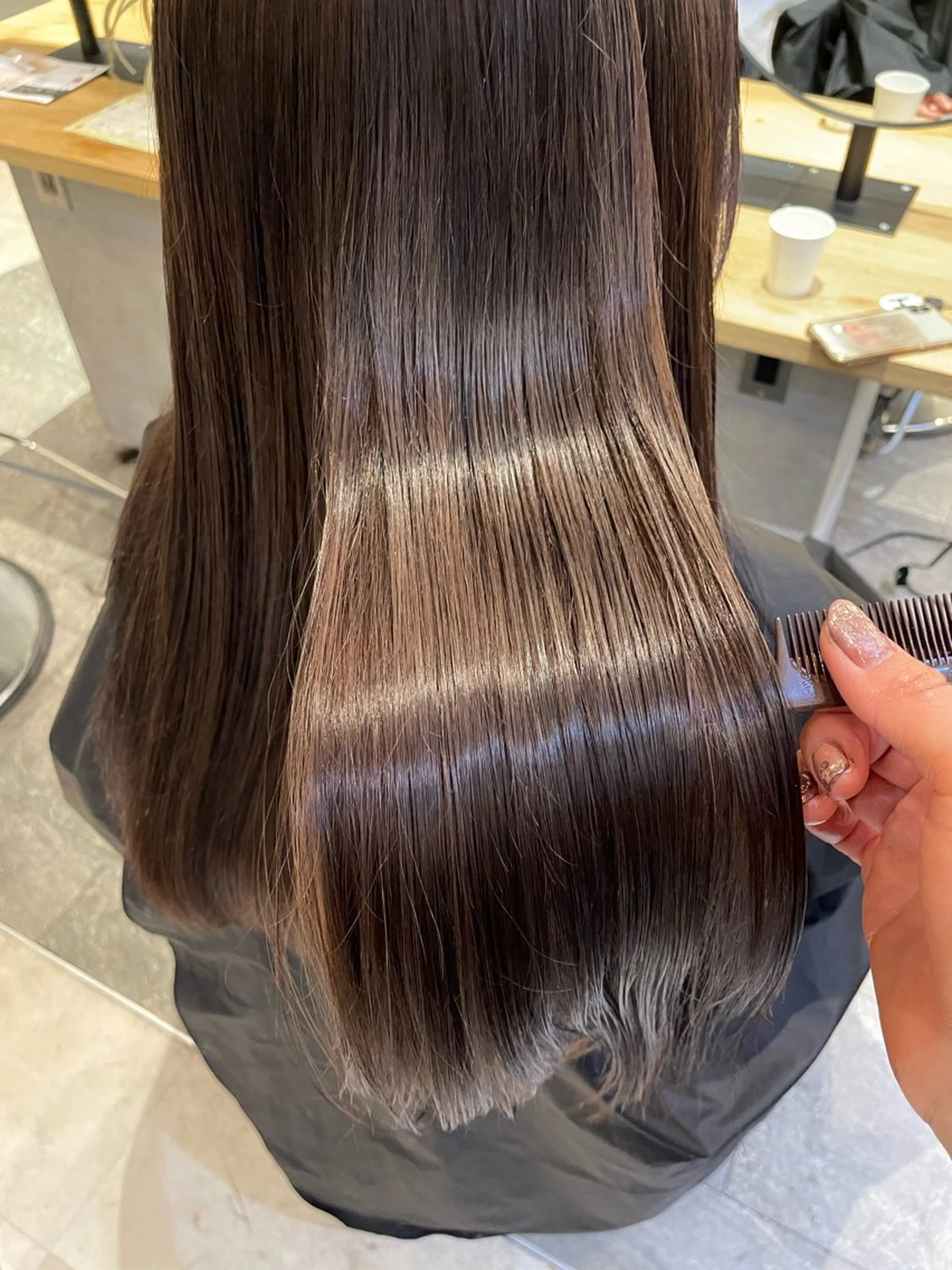 ロング カラー カット ヘアカラー うる艶愛され スタイル🎀meguのヘアスタイル