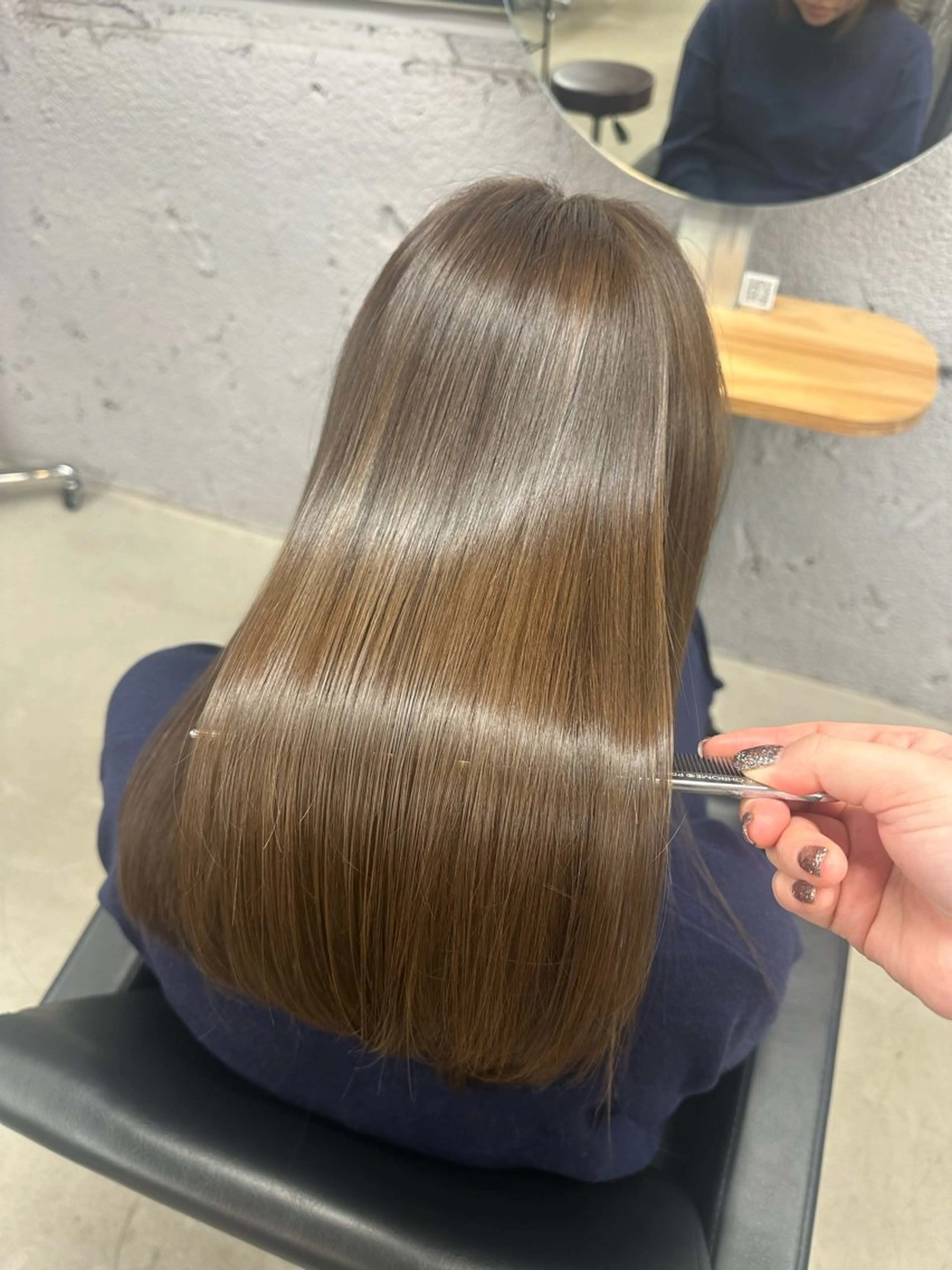 ロング 髪質改善 カット ヘアカラー 清水 遥香のヘアスタイル