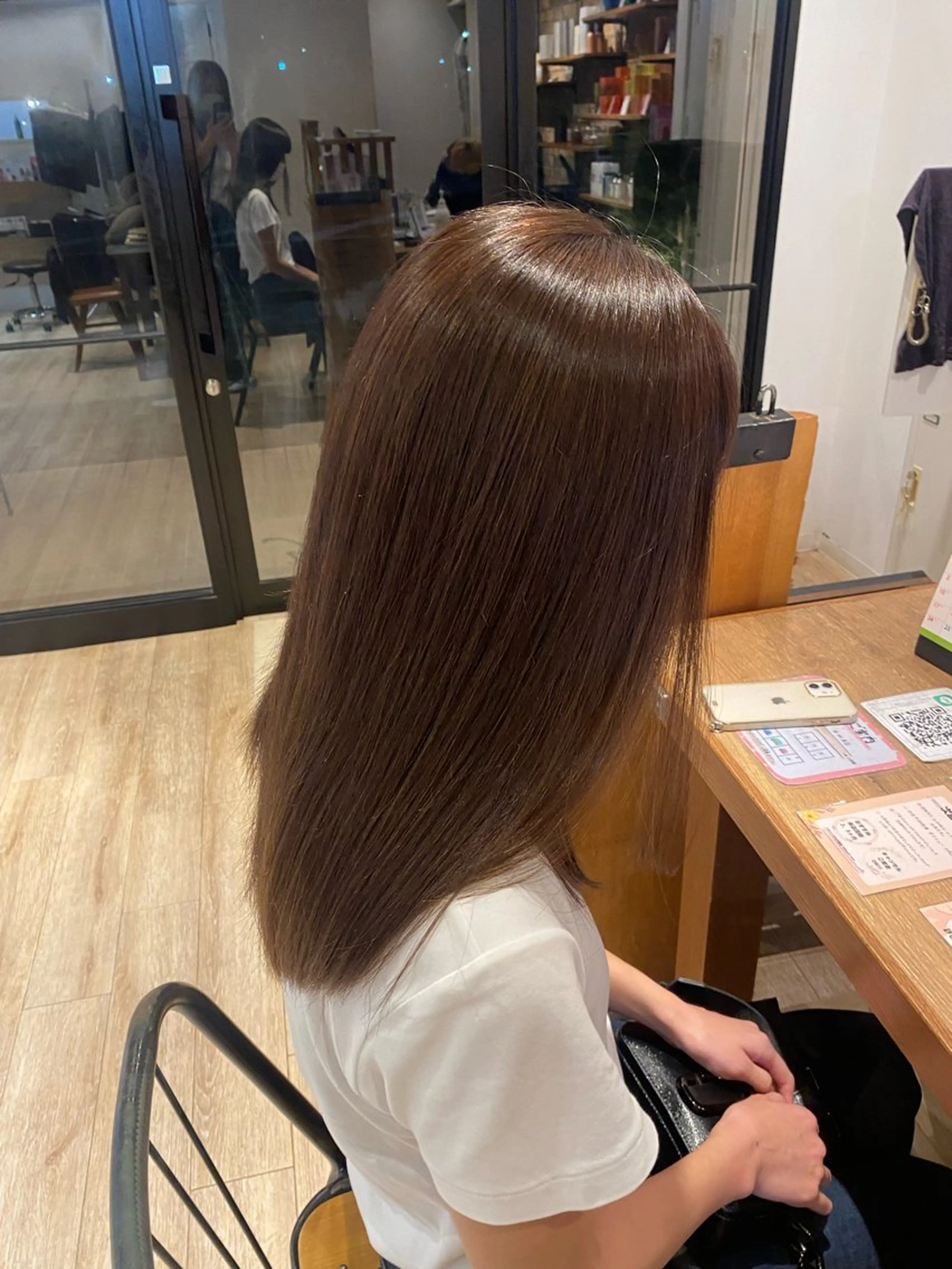セミロング カラー 透明感カラー 🪞艶カラー/ボブ/ 矯正/高橋亜実🪞のヘアスタイル