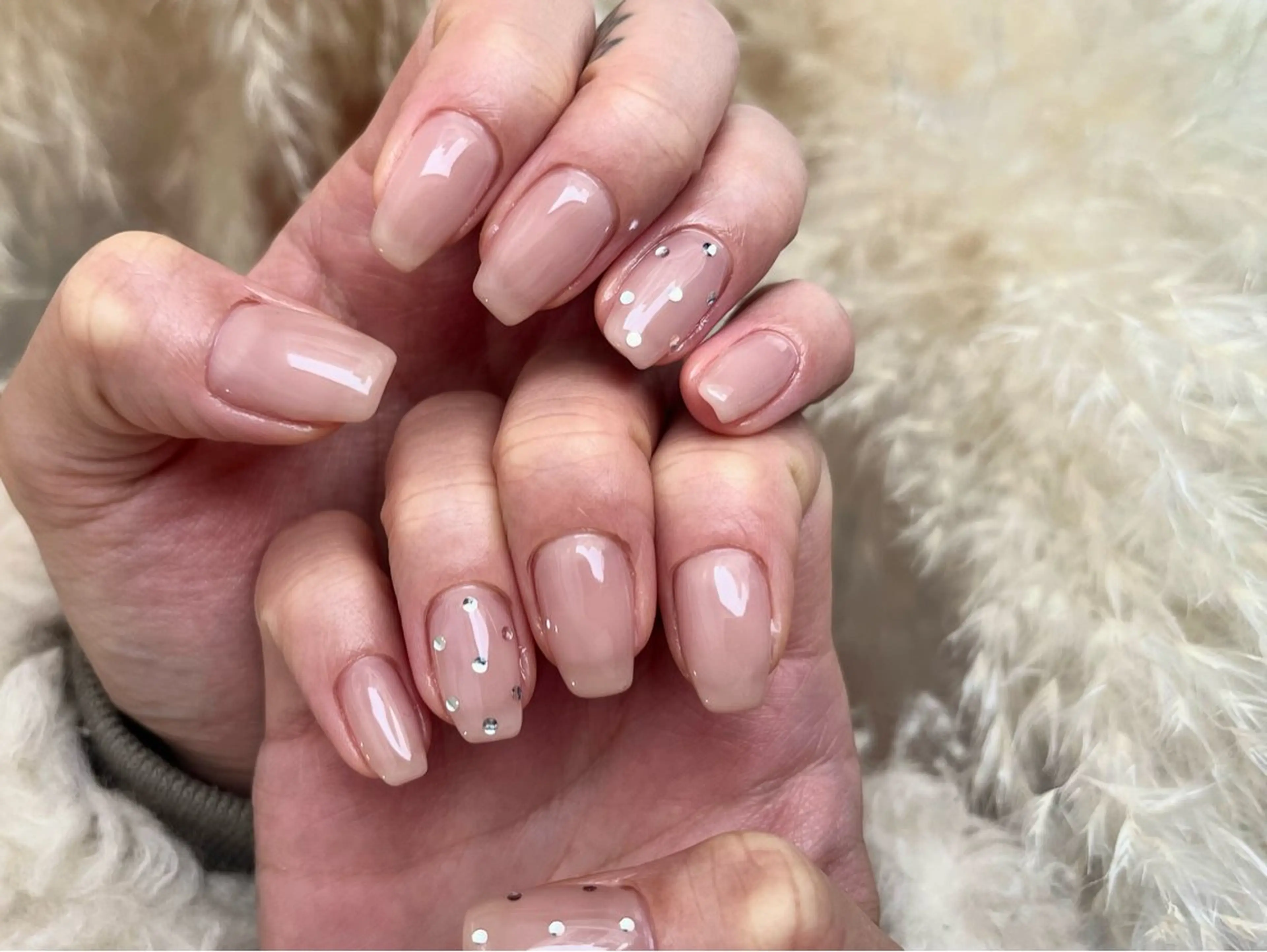 ネイル ストーンネイル ハンドネイル Lumos/nail &eyelashes桜川店所属・Lumos Annのネイルデザイン