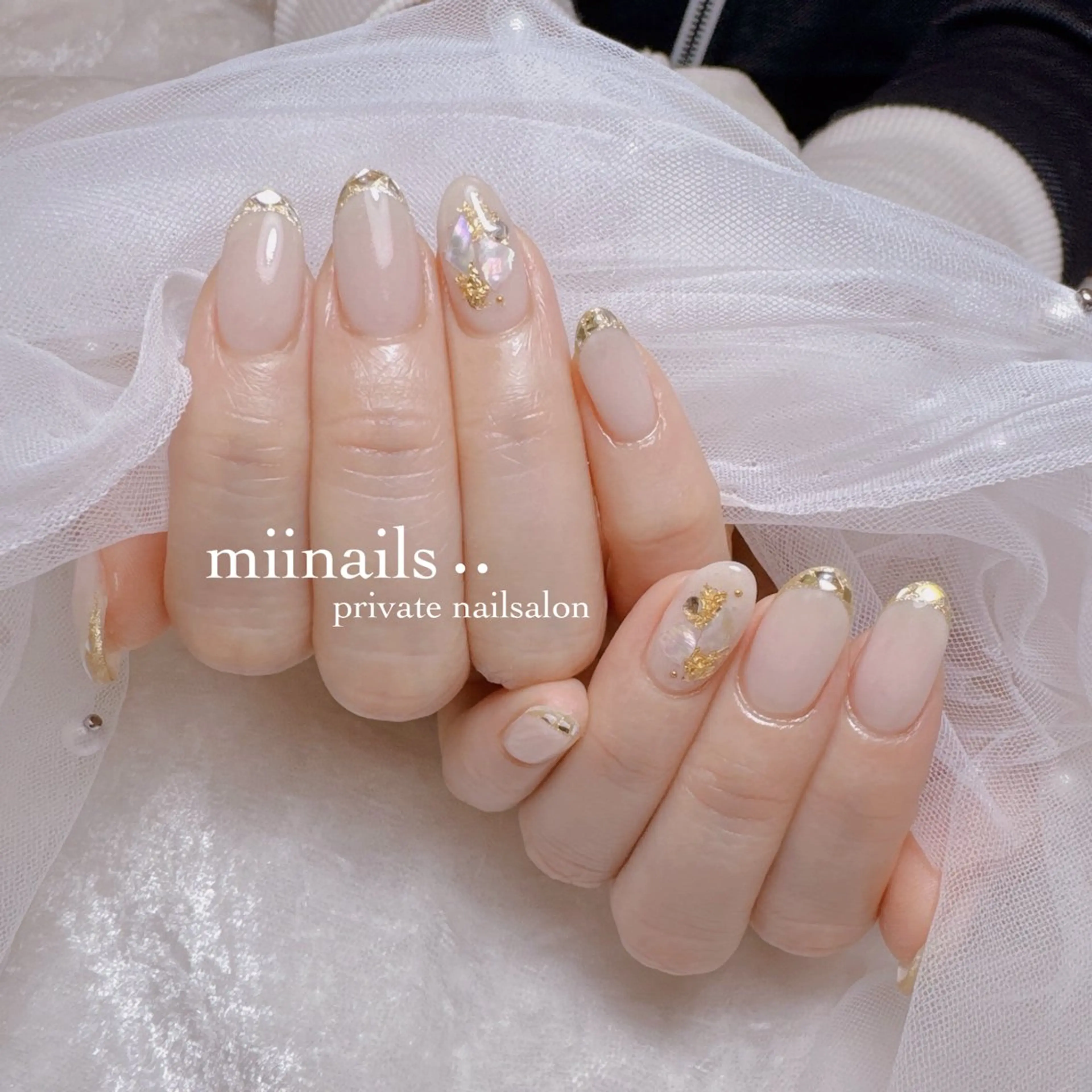 ネイル 韓国ネイル マグネットネイル ワンホンネイル ハンドネイル nailsalon miinailsのネイルデザイン