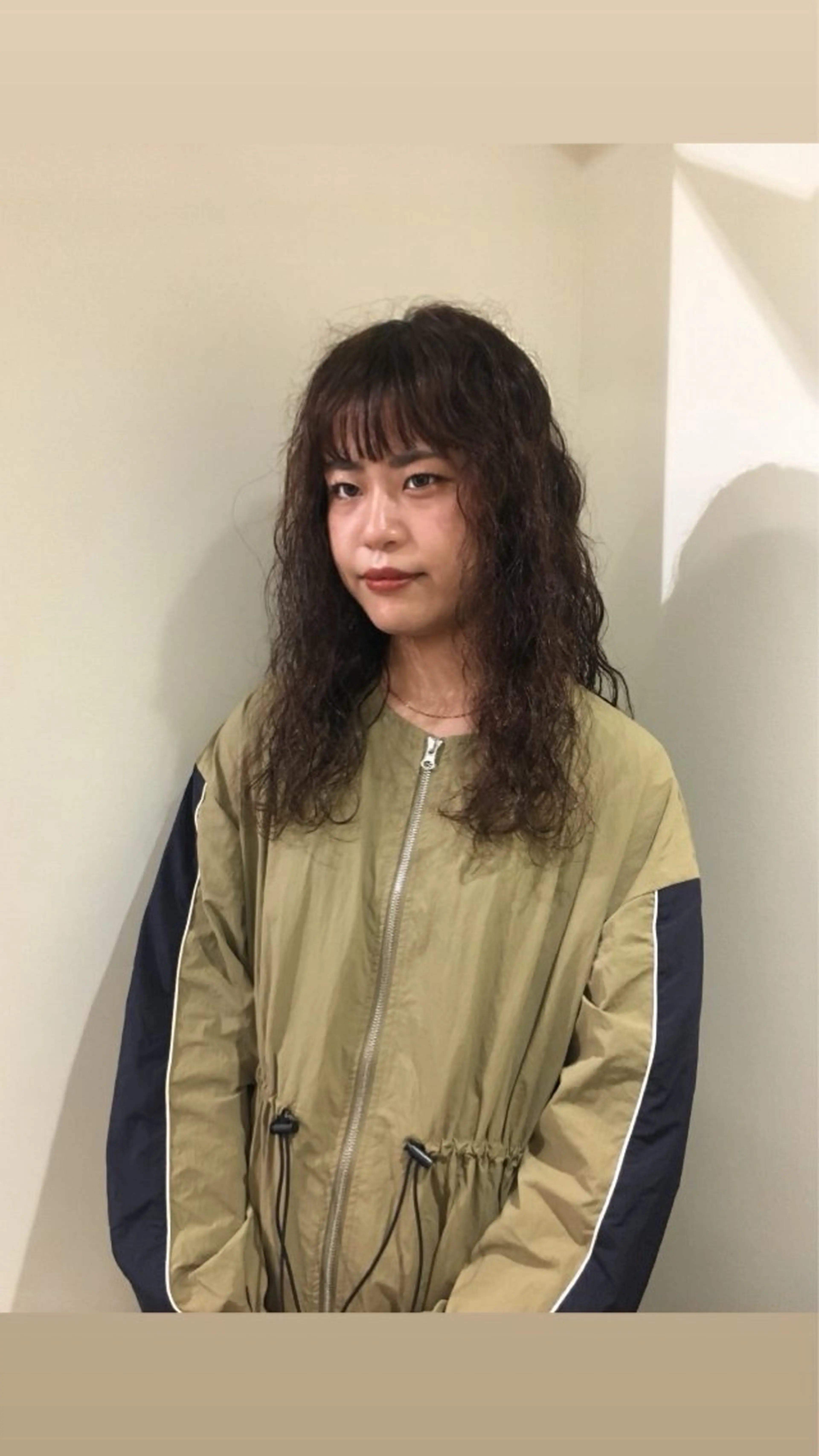 ロング カット パーマ natsuki /HUI 金山のヘアスタイル