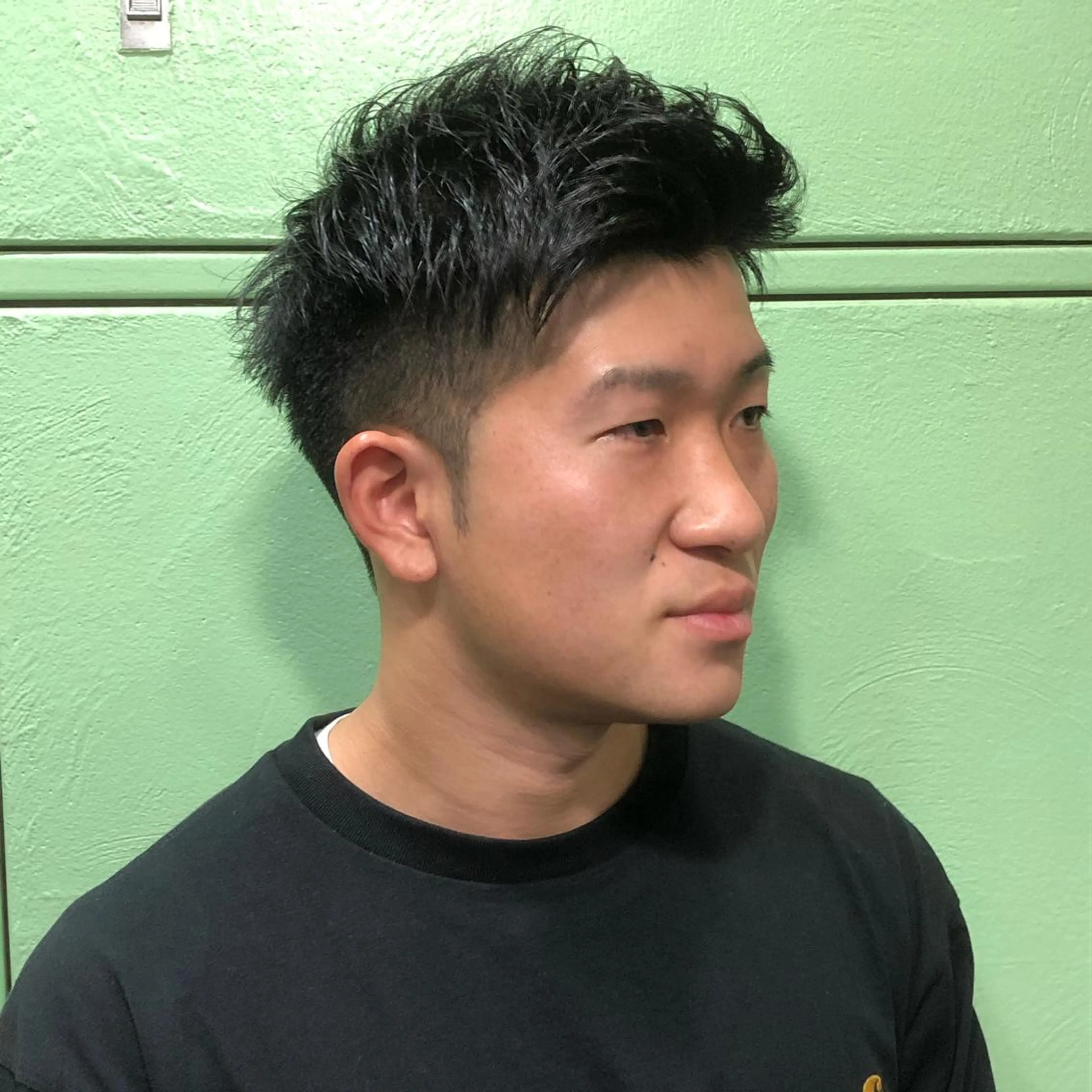 ショート メンズ カット Le'a所属・渋谷/フェード/ 國分 翔のヘアスタイル