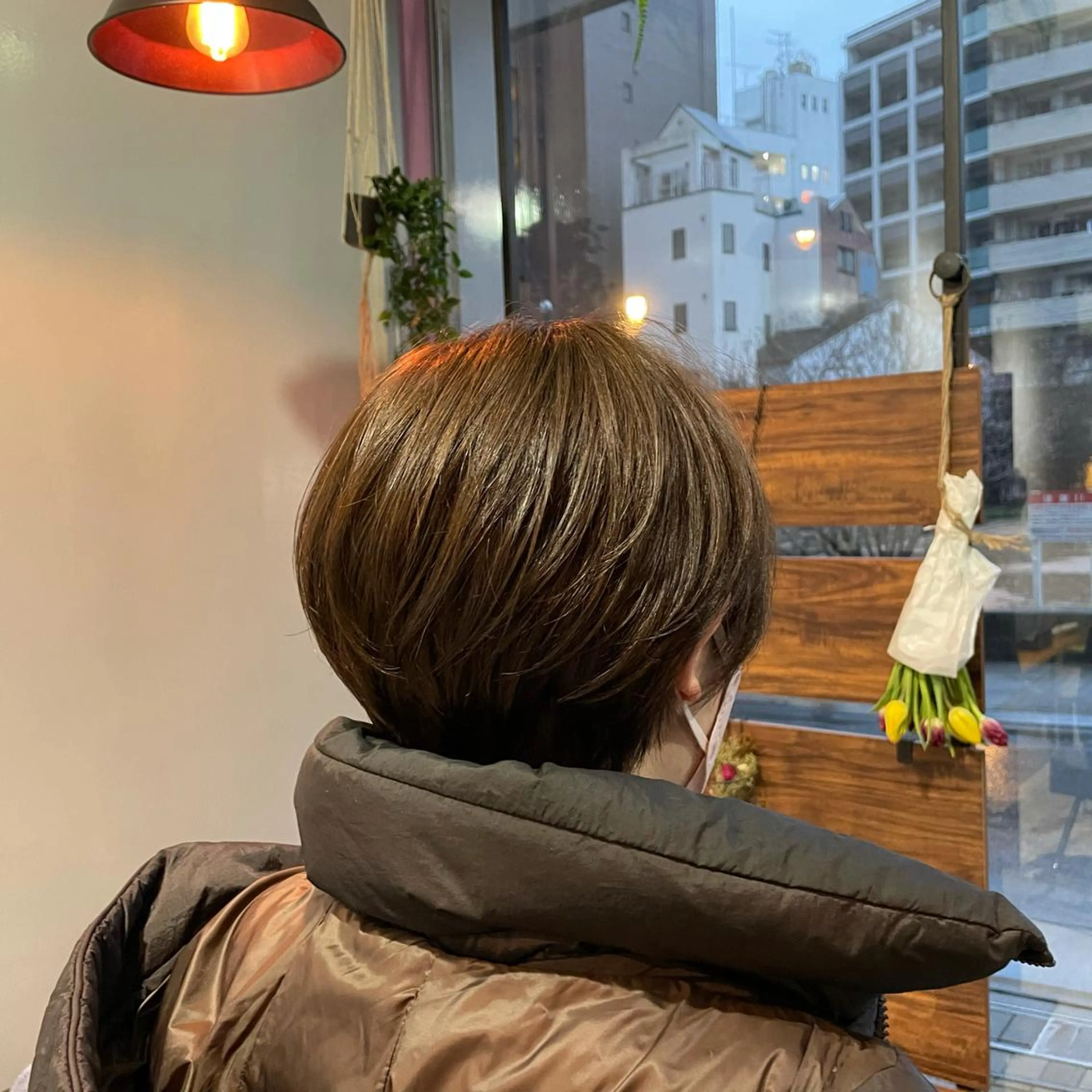 ショート カラー 渡辺俊介 暗髪カラー /美髪矯正/髪質改善のヘアスタイル