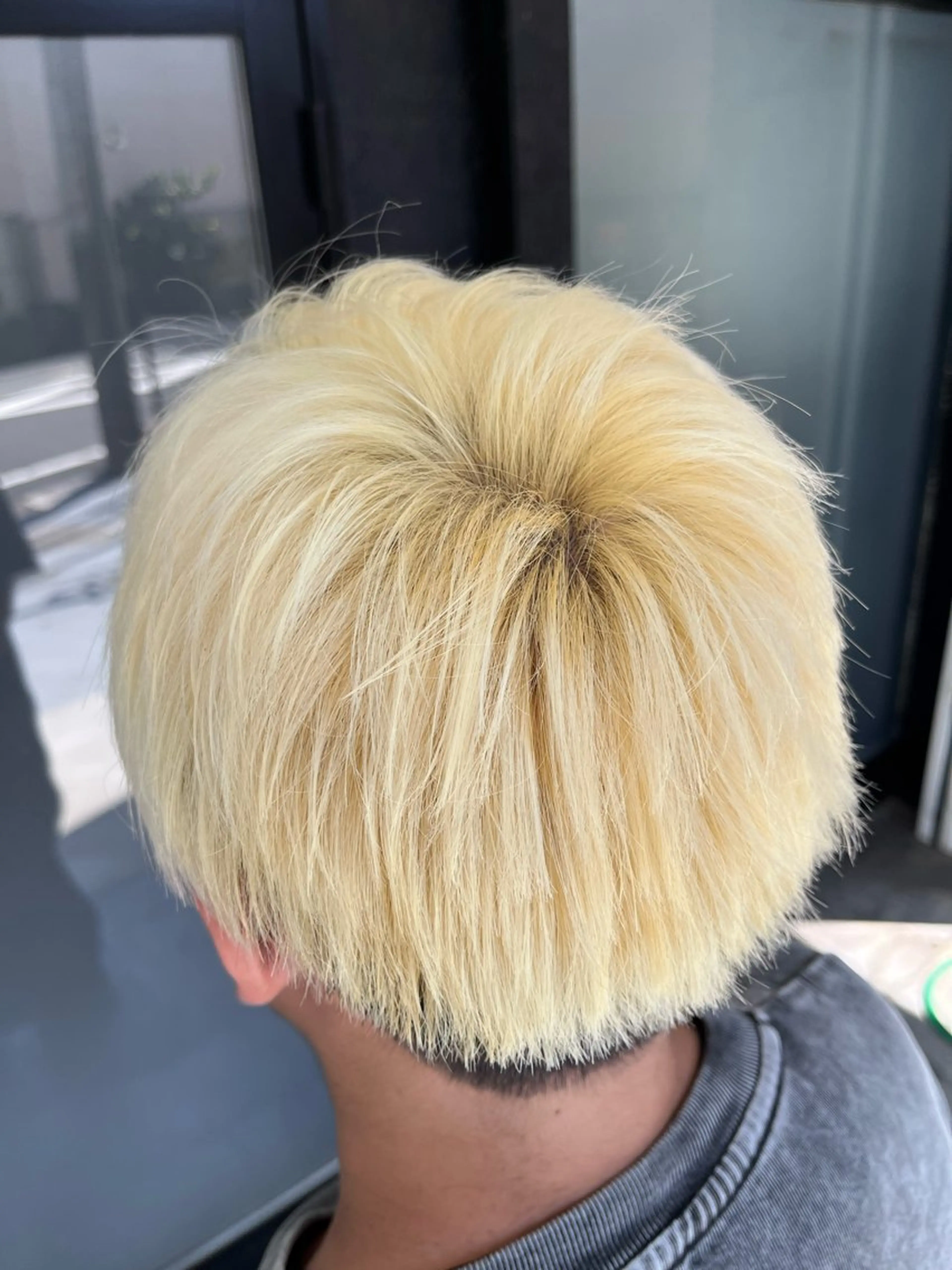 カラー メンズ カット ヘアカラー トリートメント ハイトーン/韓国風/ 艶髪/吉祥寺のヘアスタイル