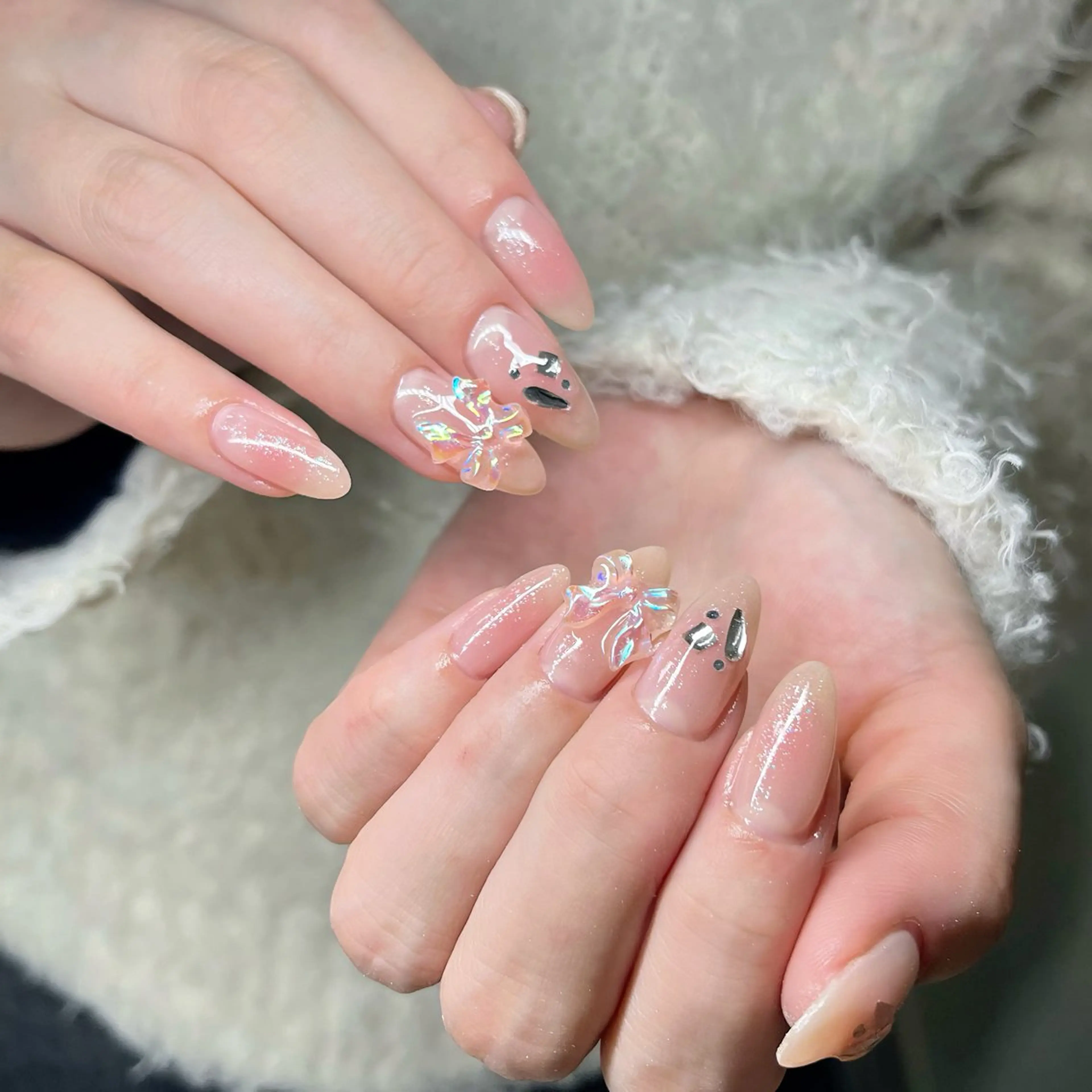 ネイル ハンドネイル ハンドケア 🎀NAIL🎀 AI🪄︎︎◝✩のネイルデザイン