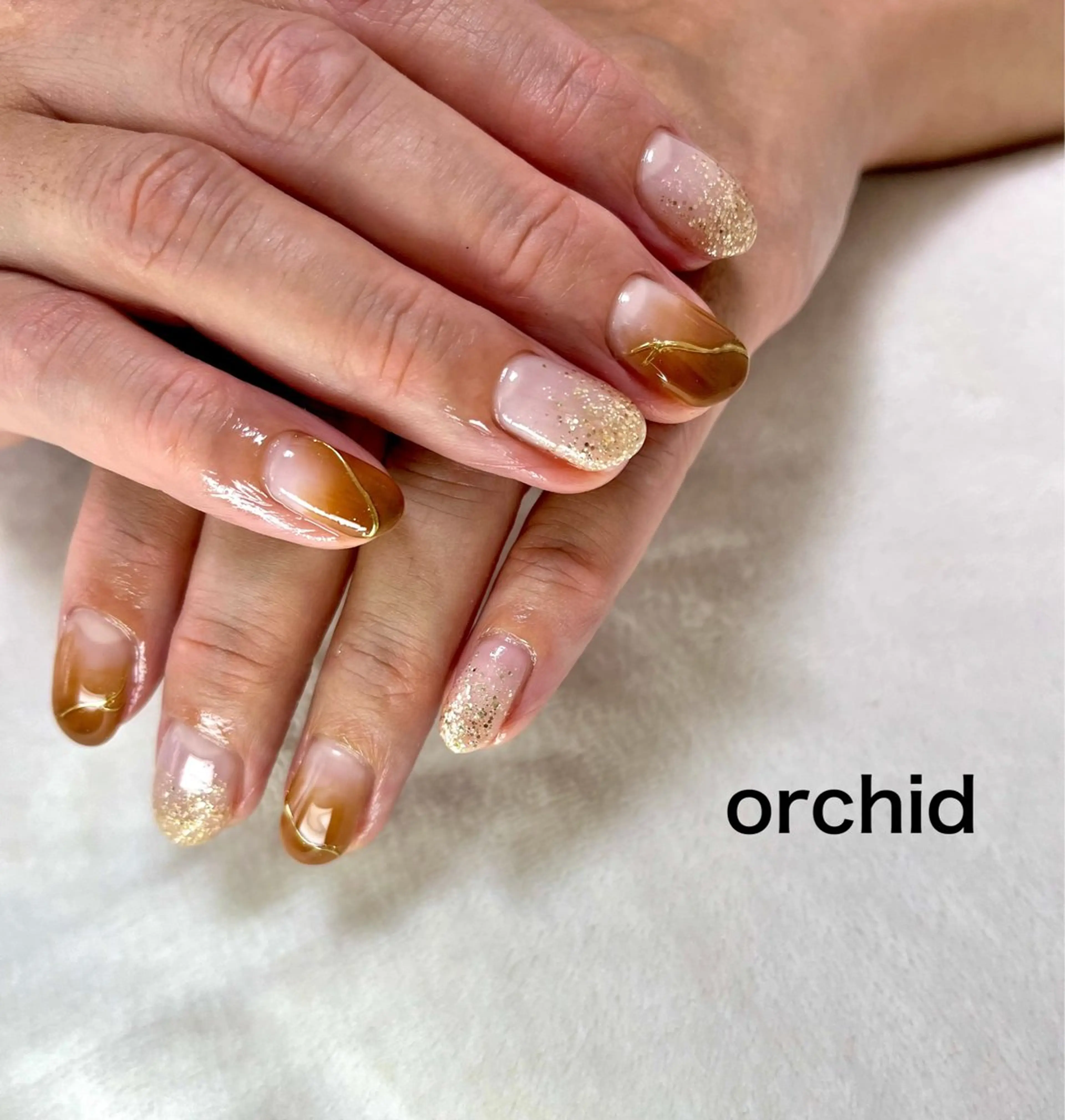 ネイル orchid ♡オーキッドのネイルデザイン