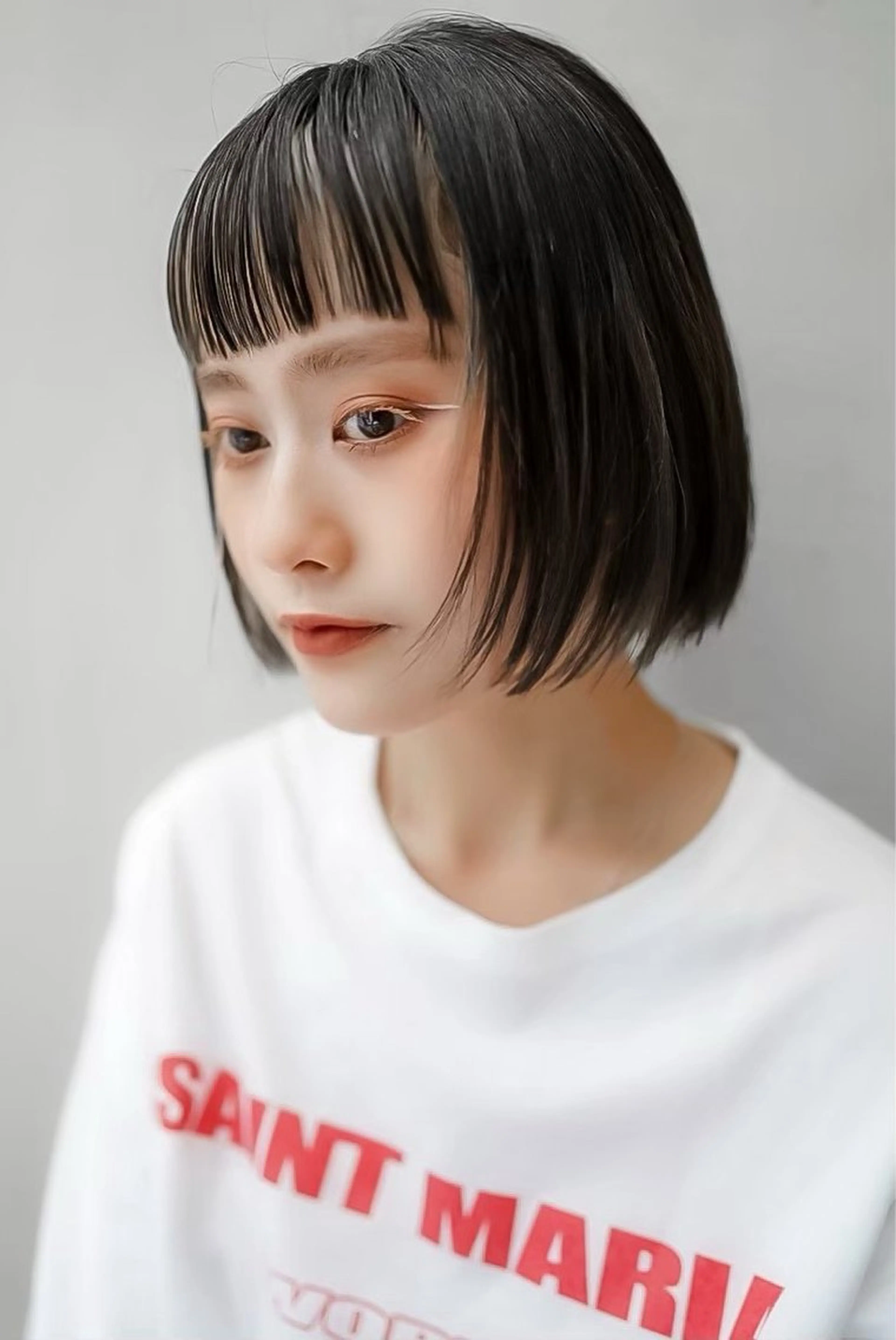 ショート 縮毛矯正 MISAKI🪐 縮毛矯正のヘアスタイル