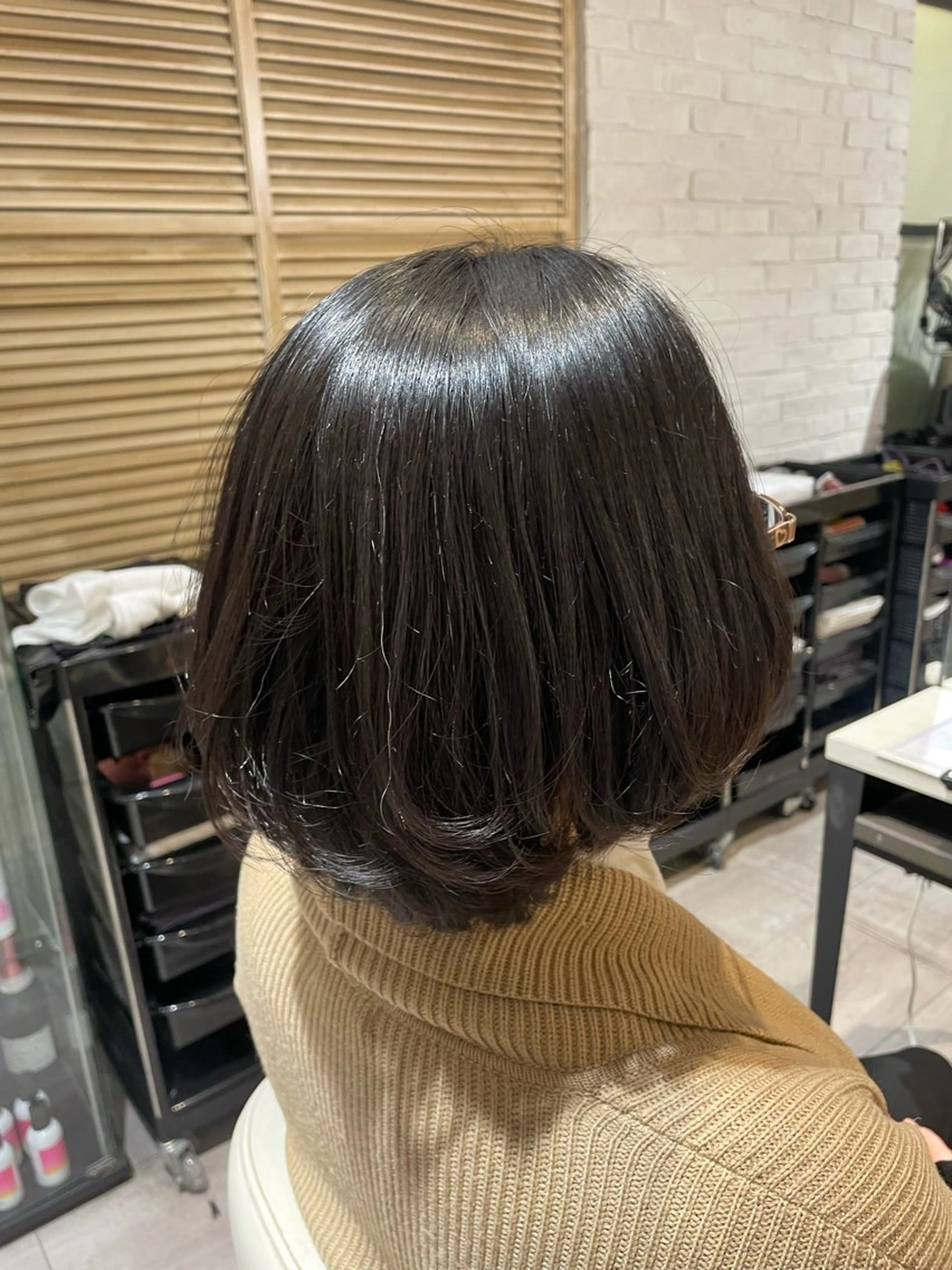 ショート ボブ カット miwa/ボブパーマ /モードボブのヘアスタイル