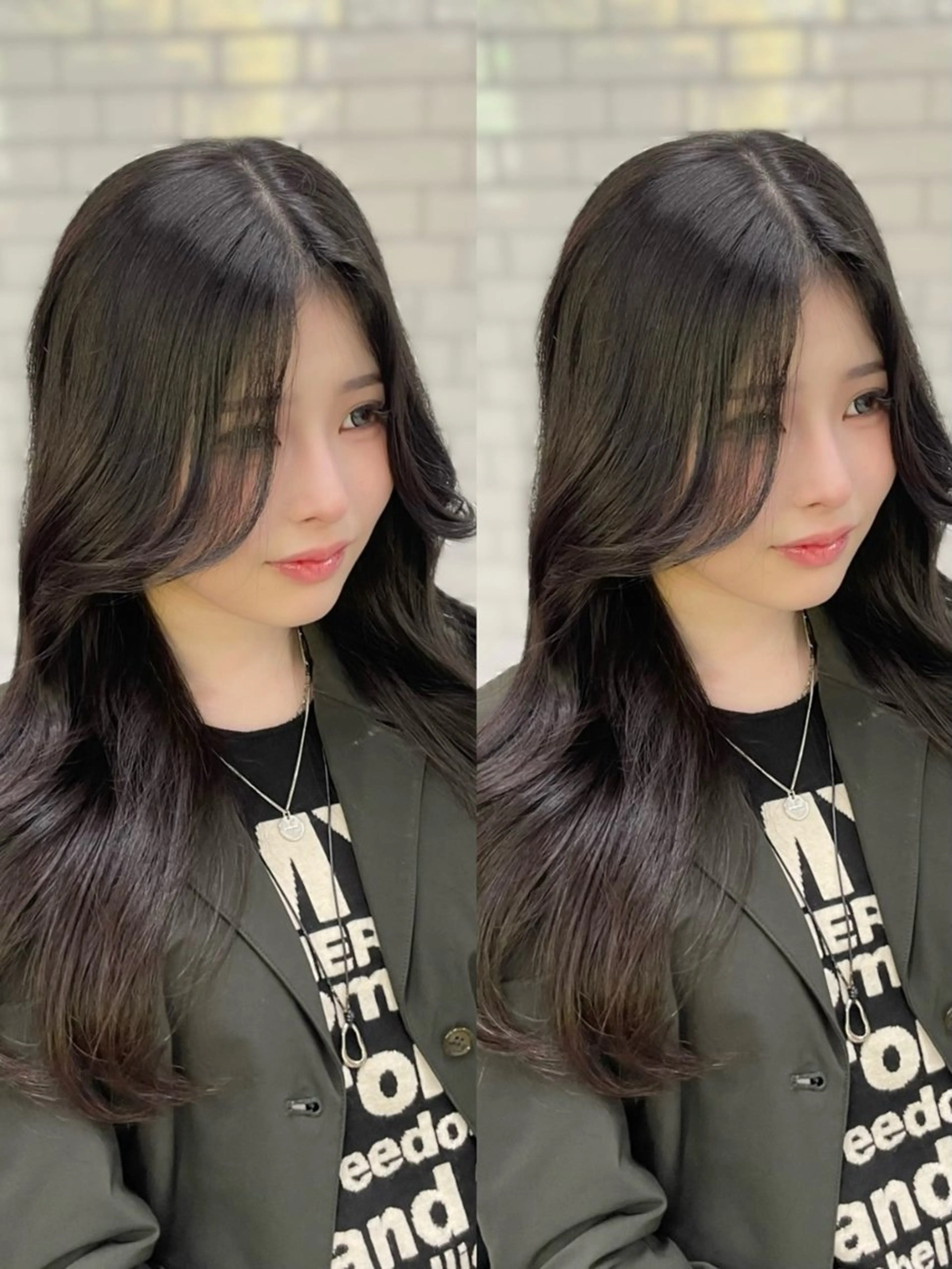 似合わせカット➕髪質改善ケアカラー➕超音波クイックトリートメント¥7900の写真