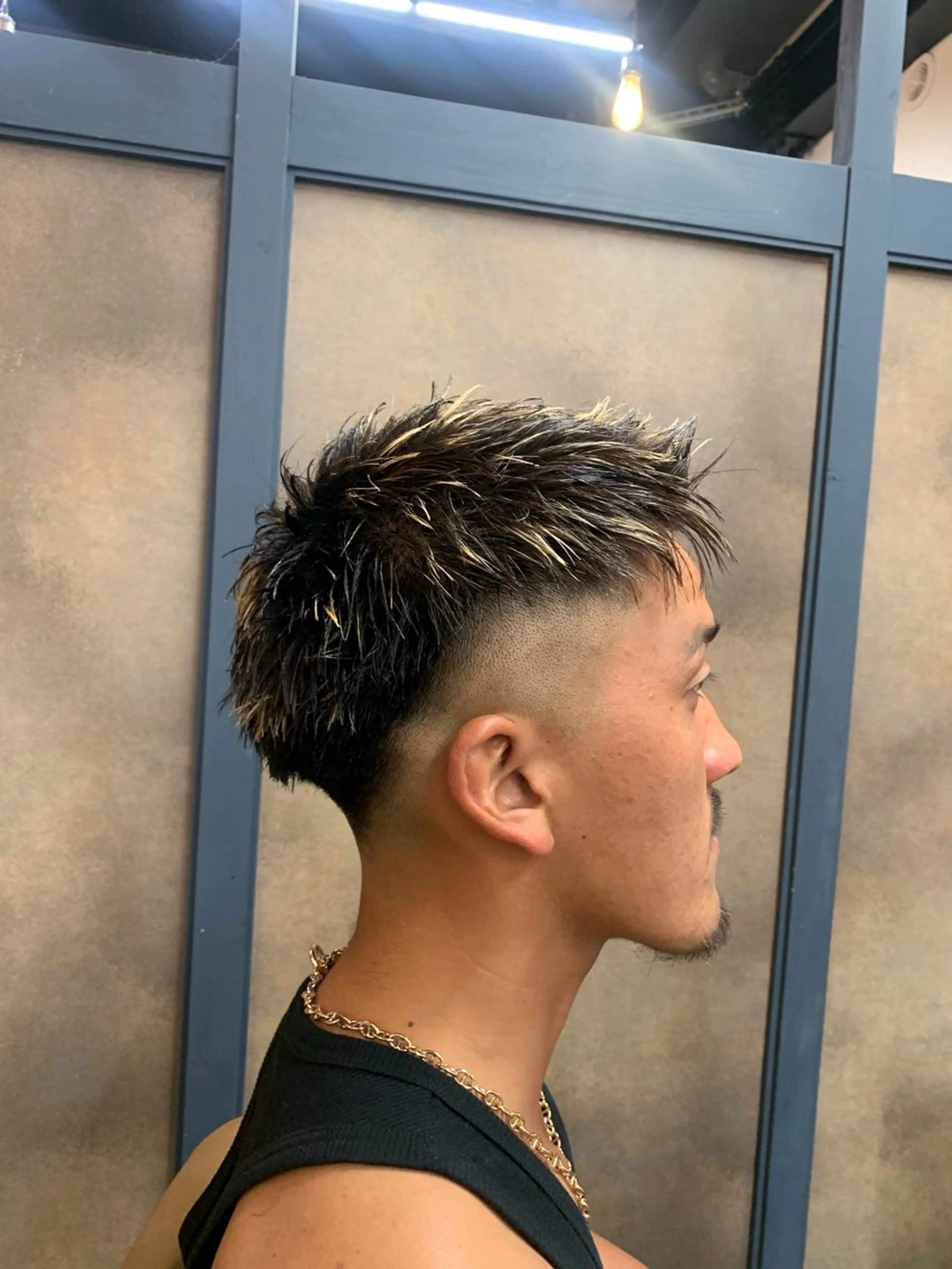 ショート カラー メンズ カット veretta .所属・✒️ハイトーン/ メンズ特化　Rikuのヘアスタイル