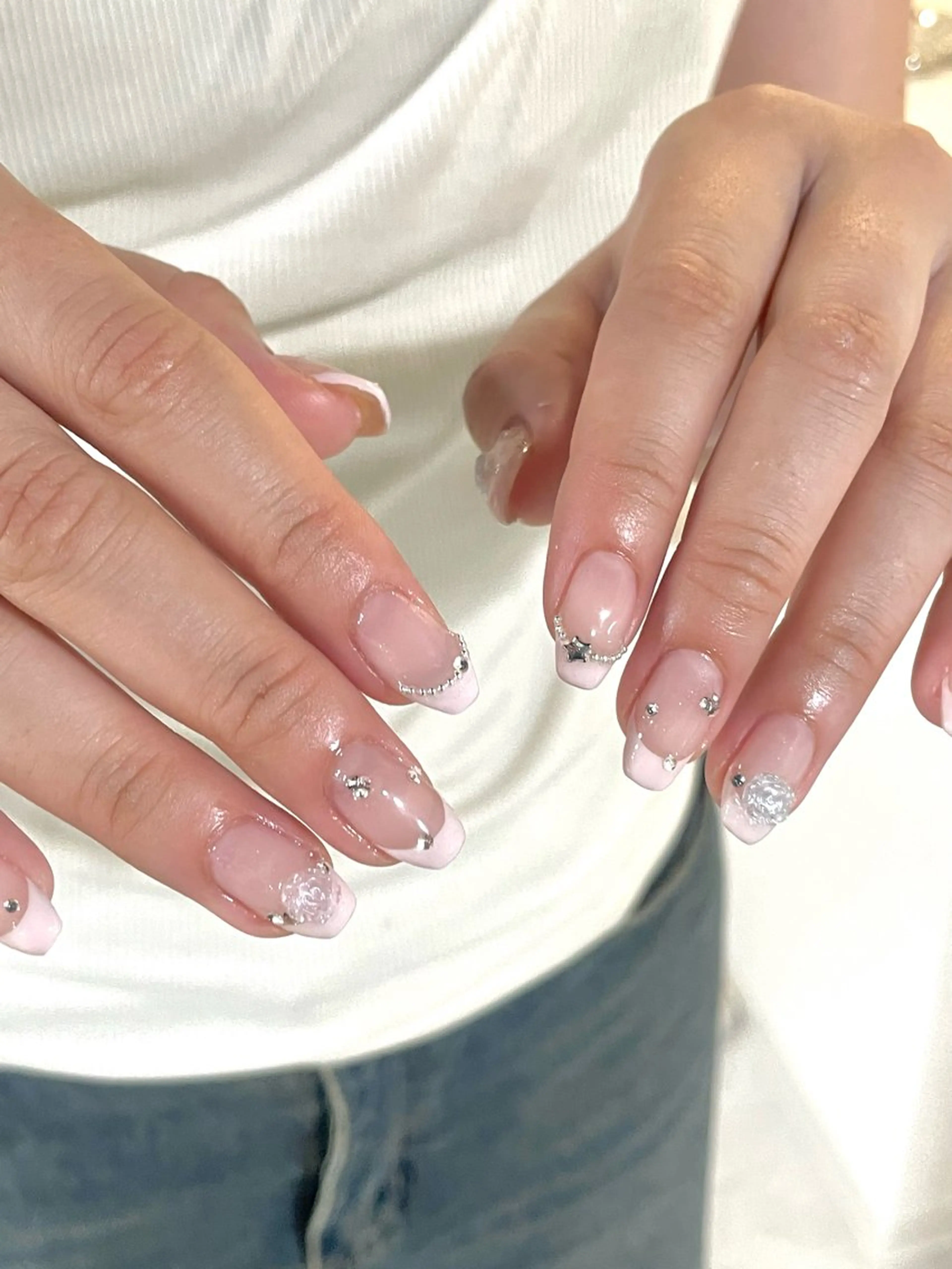ショート ハンドネイル LBnail.sae /おえかきネイルのネイルデザイン