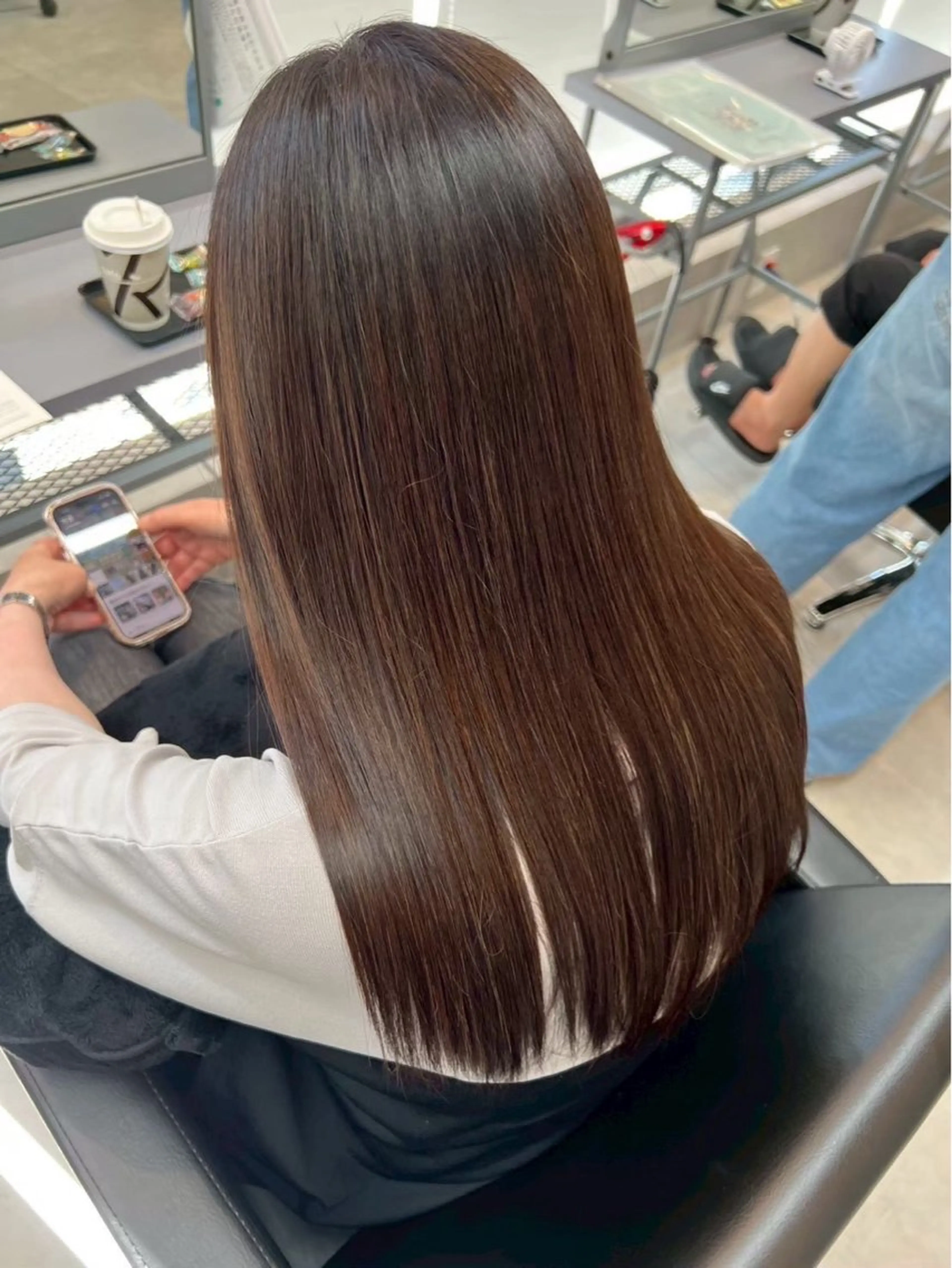 セミロング brace 小笹花純のヘアスタイル