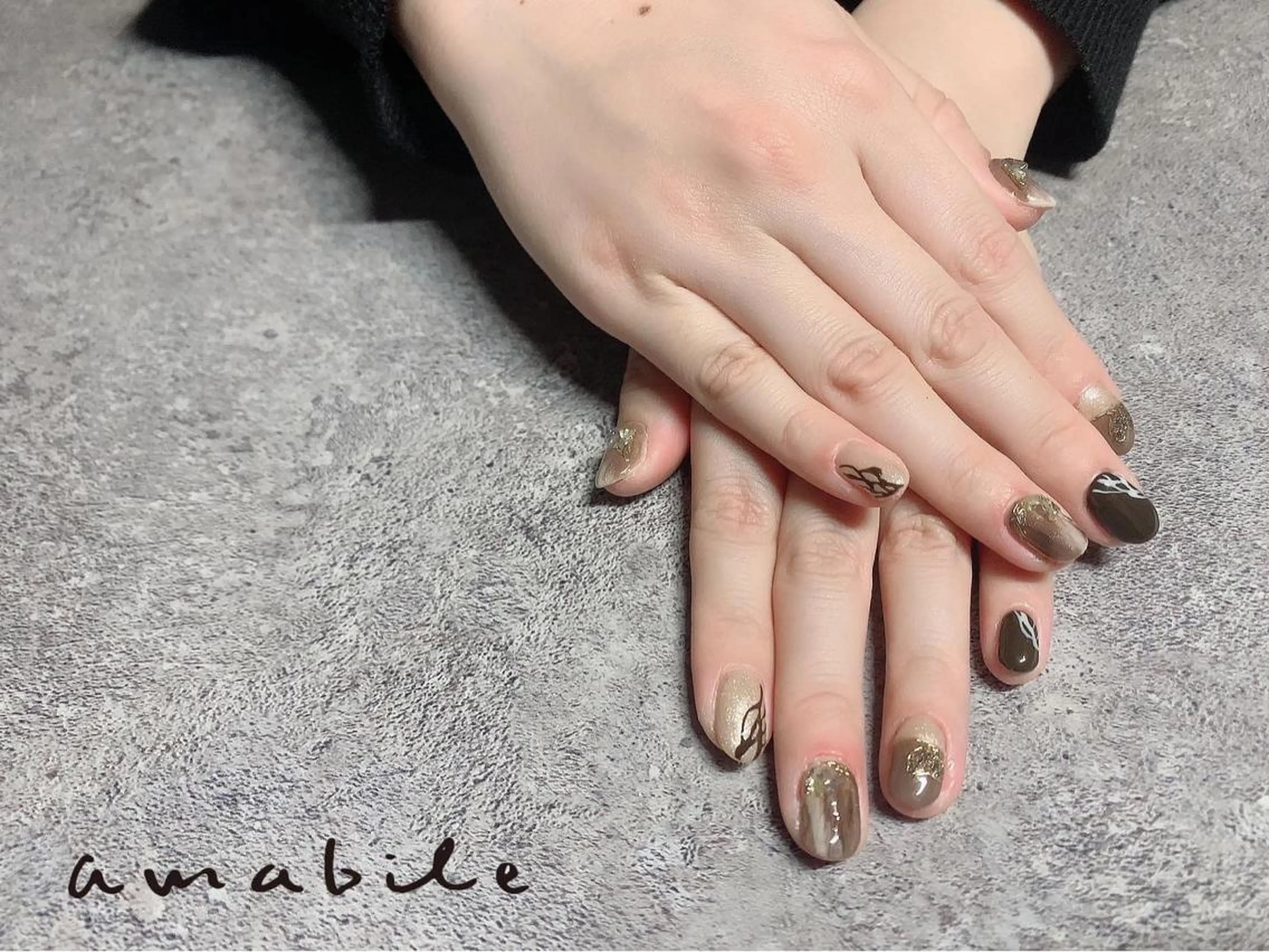 ネイル amabile nailのネイルデザイン