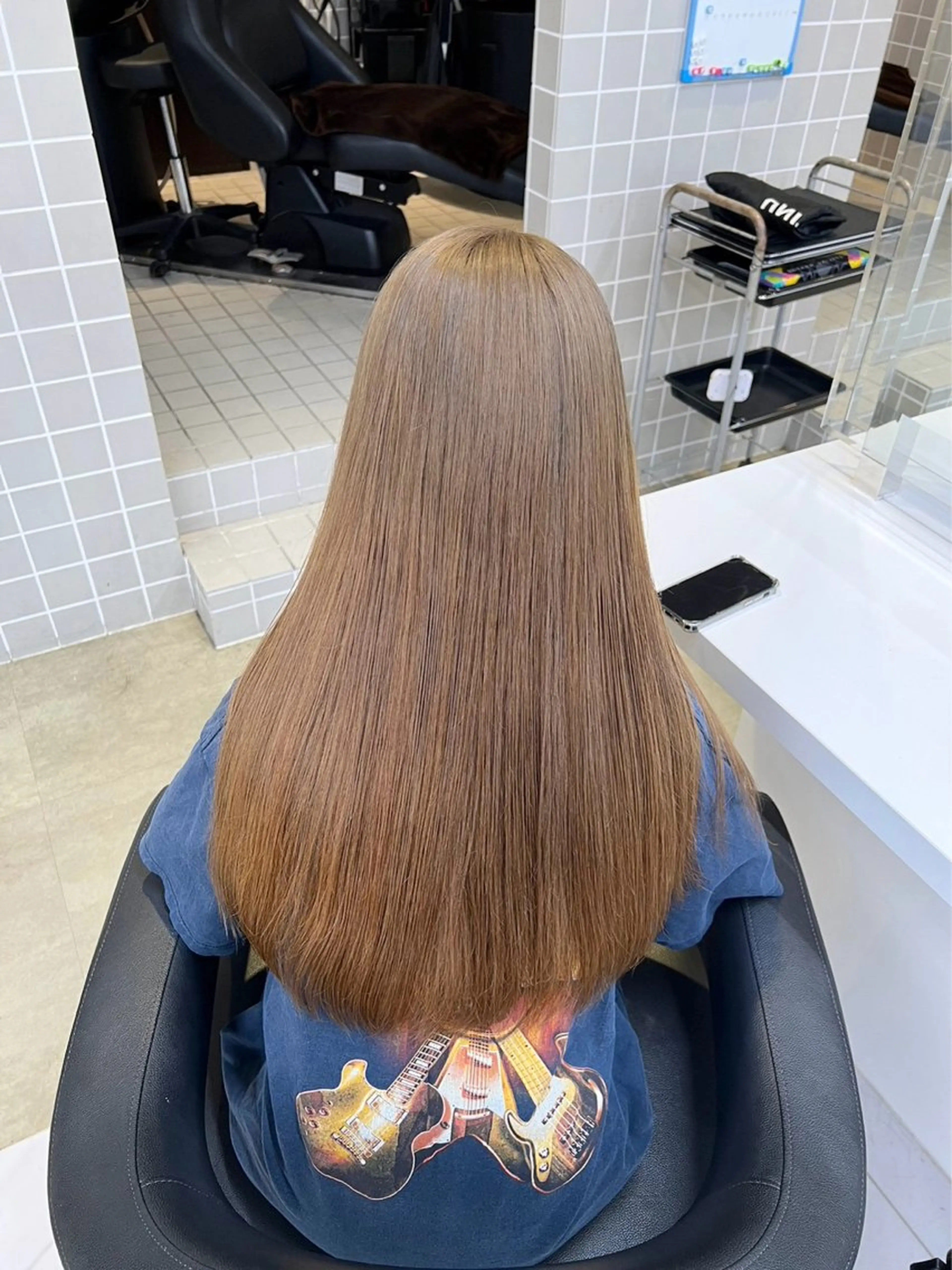 ロング カラー ヘアカラー 韓国レイヤーカット /REIのヘアスタイル