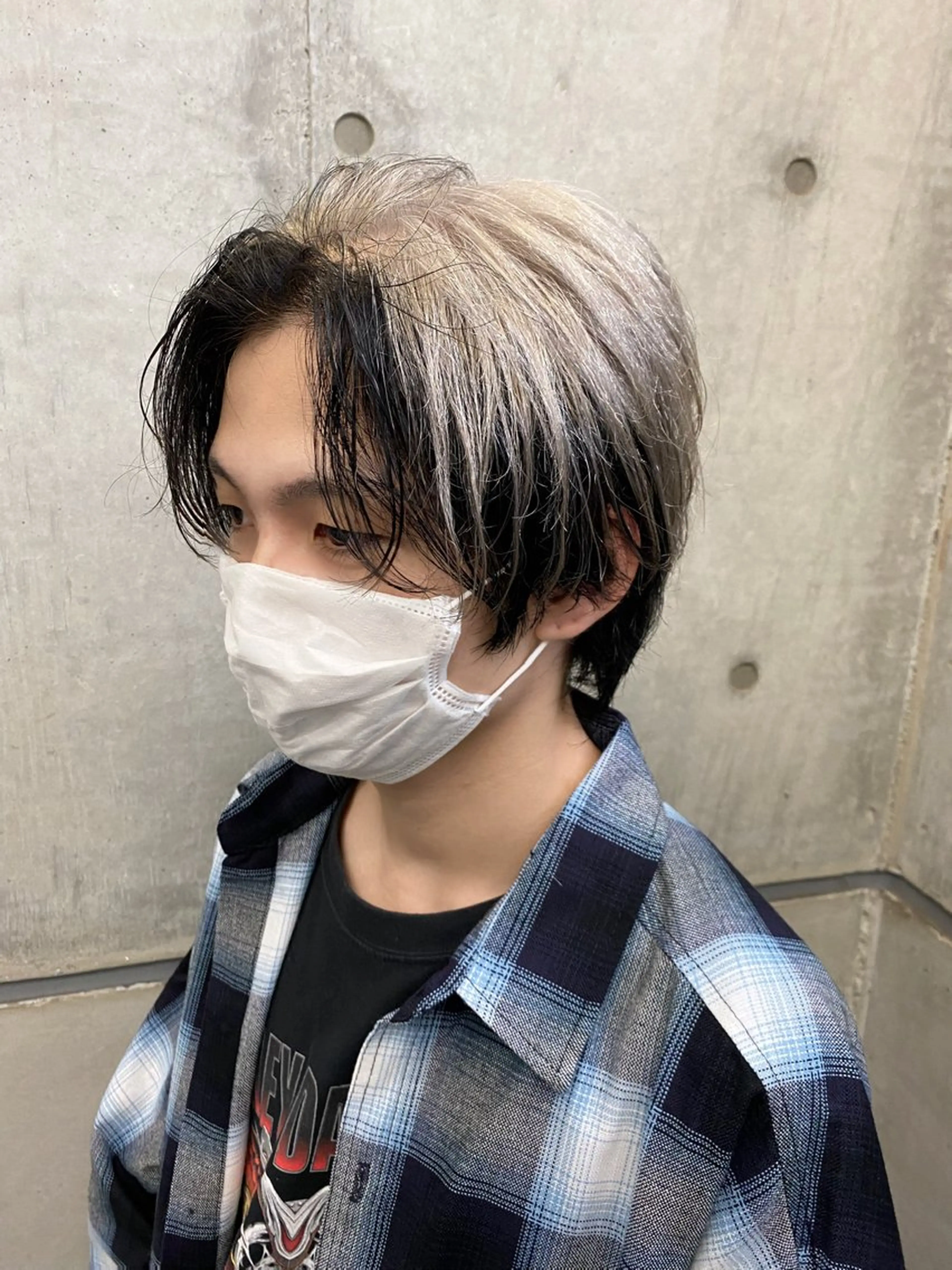 カラー メンズ ヘアカラー メンズカット/パーマ 艶カラーTAIGA︎のヘアスタイル