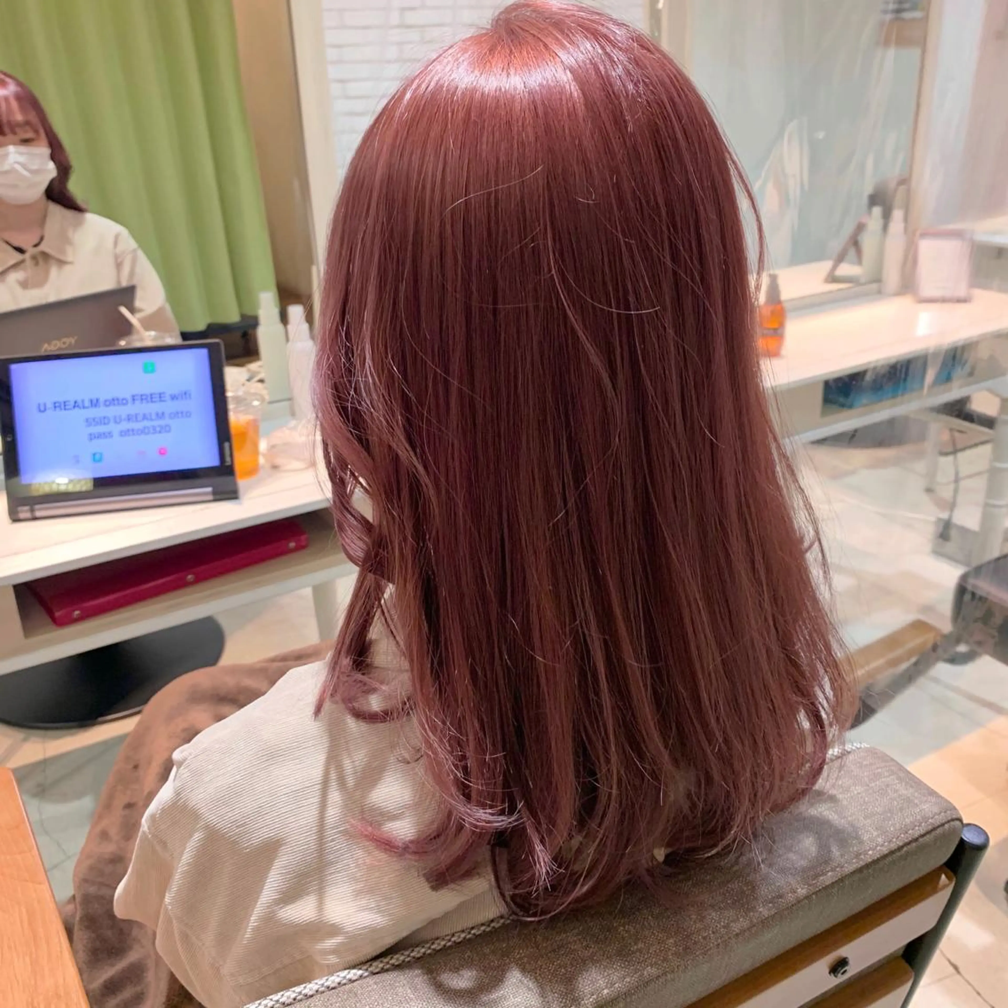 セミロング カット パーマ トリートメント little 小濱彰太のヘアスタイル