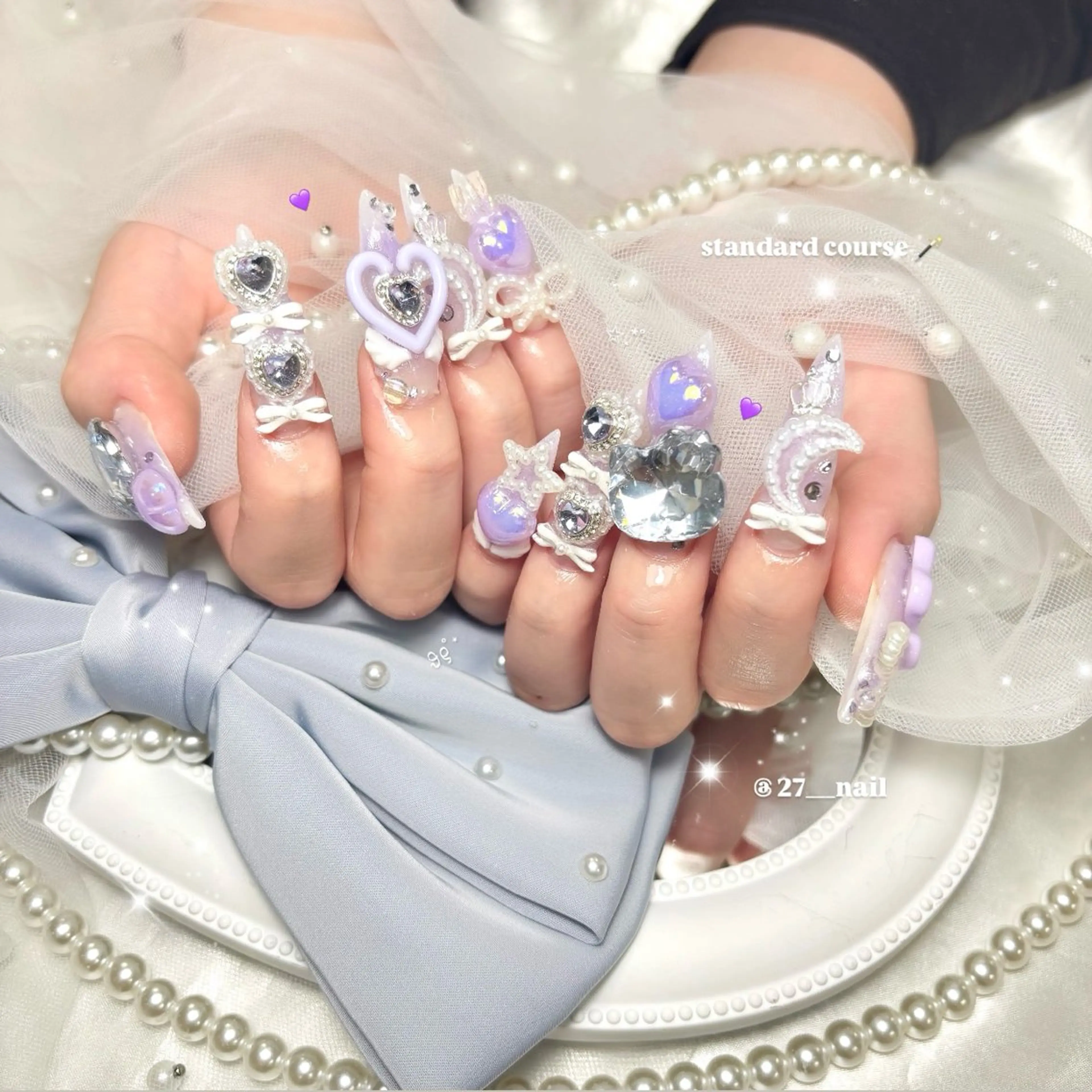 ネイル ハンドネイル ALPHA. リリカのネイルデザイン