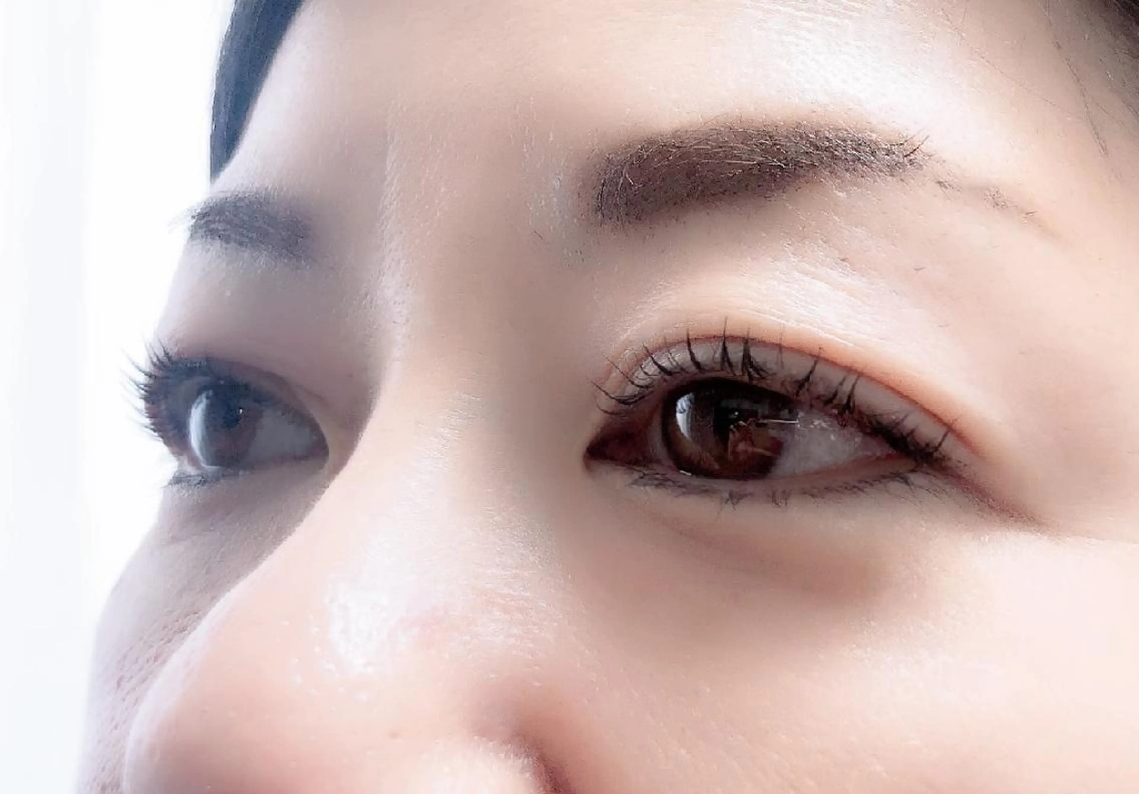 マツエク・マツパ 付け放題 フラットラッシュ ナチュラル まつげパーマ 一重×まつ毛パーマ マツパ 吉岡 ゆうなのマツエク・マツパデザイン