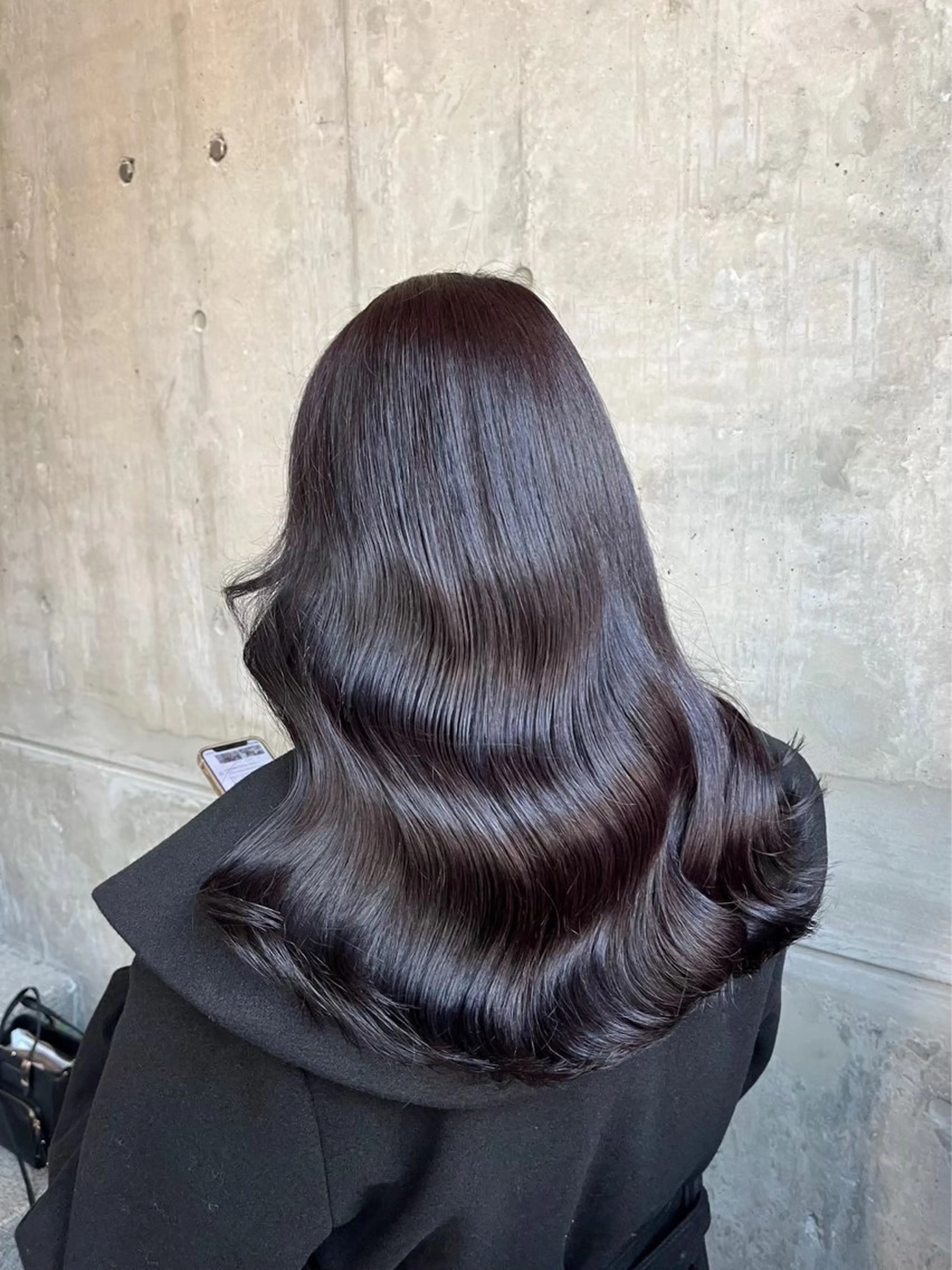 セミロング カラー ヘアアレンジ 透明感ラベンダー💗 SHOのヘアスタイル