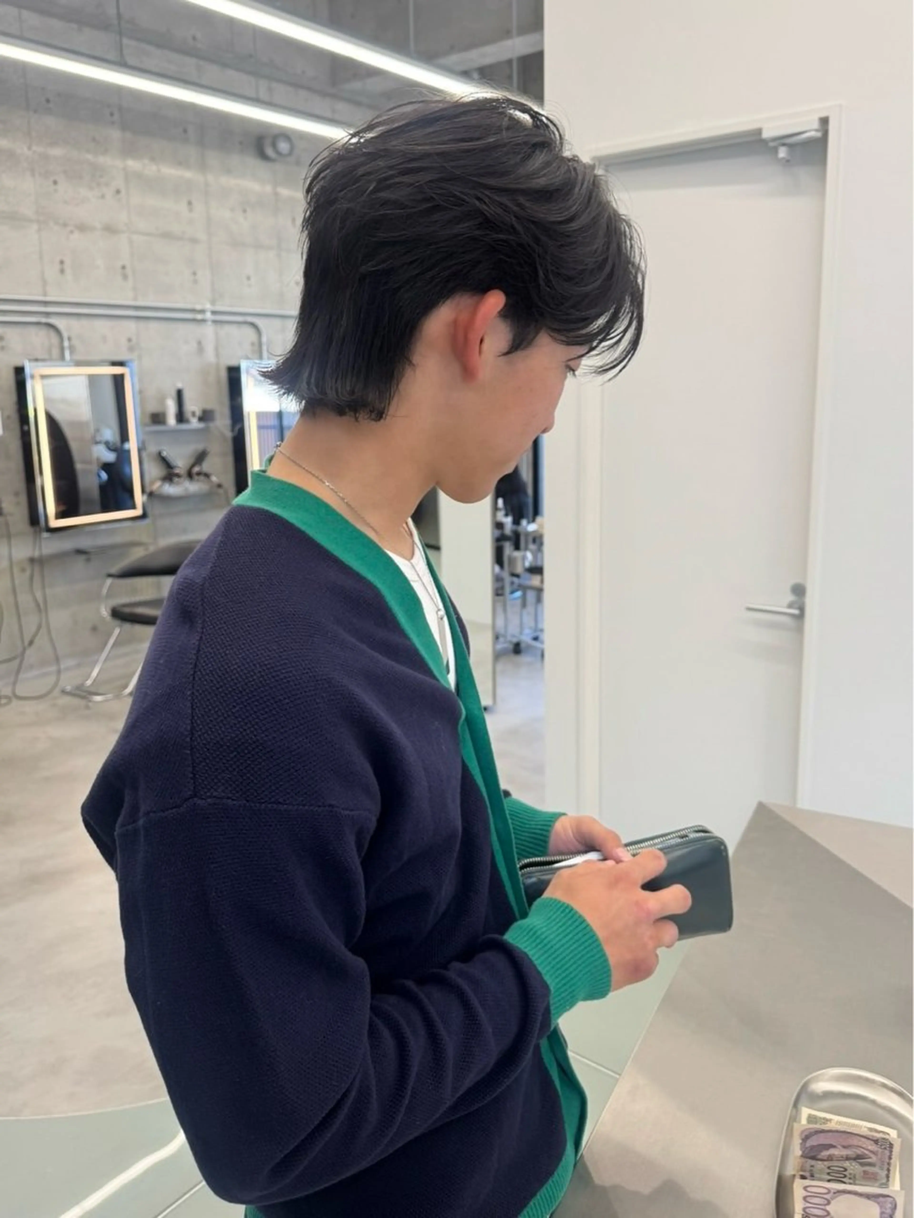 men's cut ＆ 眉 cut ＆ 炭酸スパ 🫧♡の写真