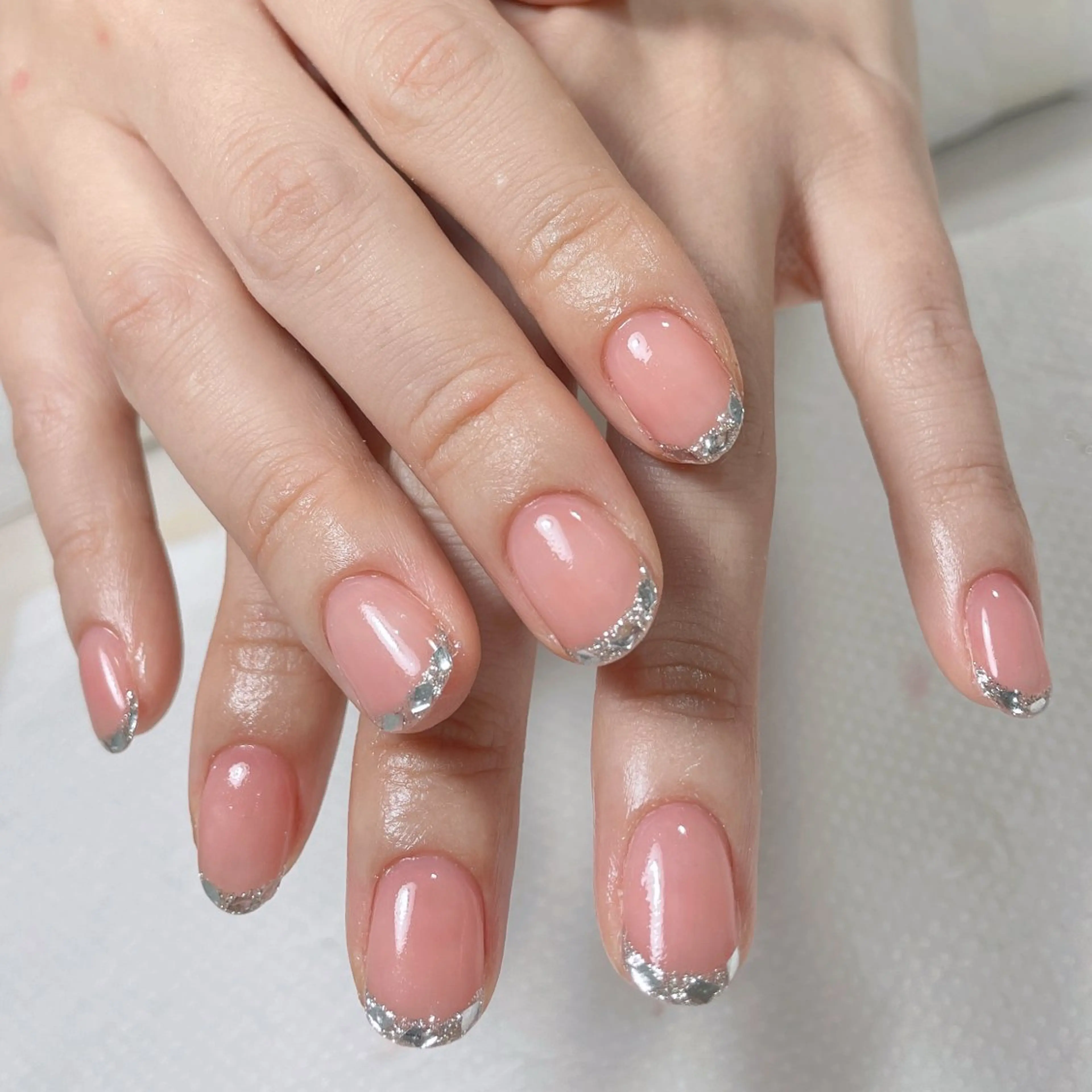 ネイル アートネイル フレンチネイル ジェルネイル グラデーション 韓国ネイル ハンドネイル 久保田 マリコのネイルデザイン