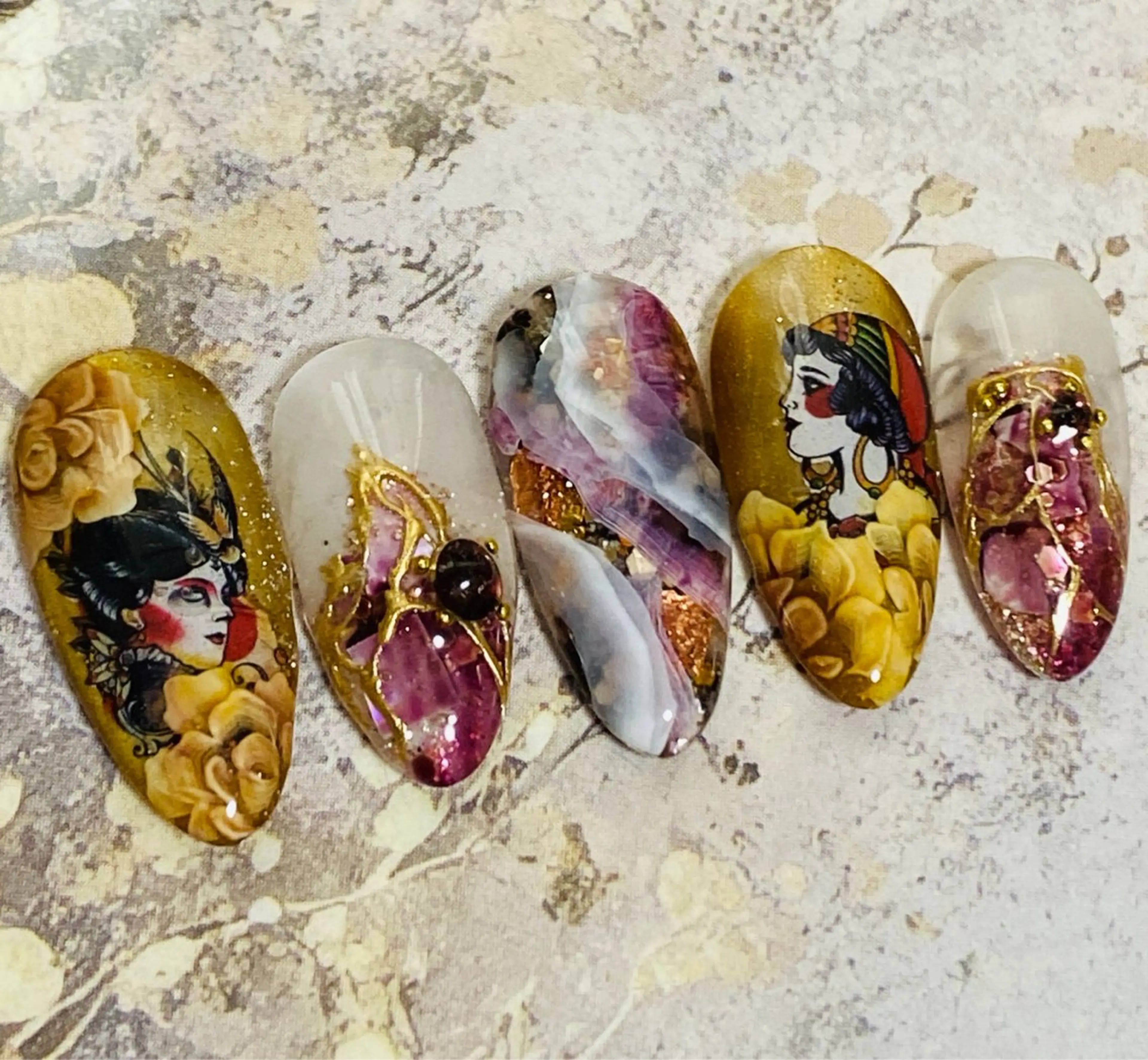 ネイル フラッシュネイル ラメ(グリッター) マグネットネイル 自宅ネイルサロン ♦️nuance♦️のネイルデザイン