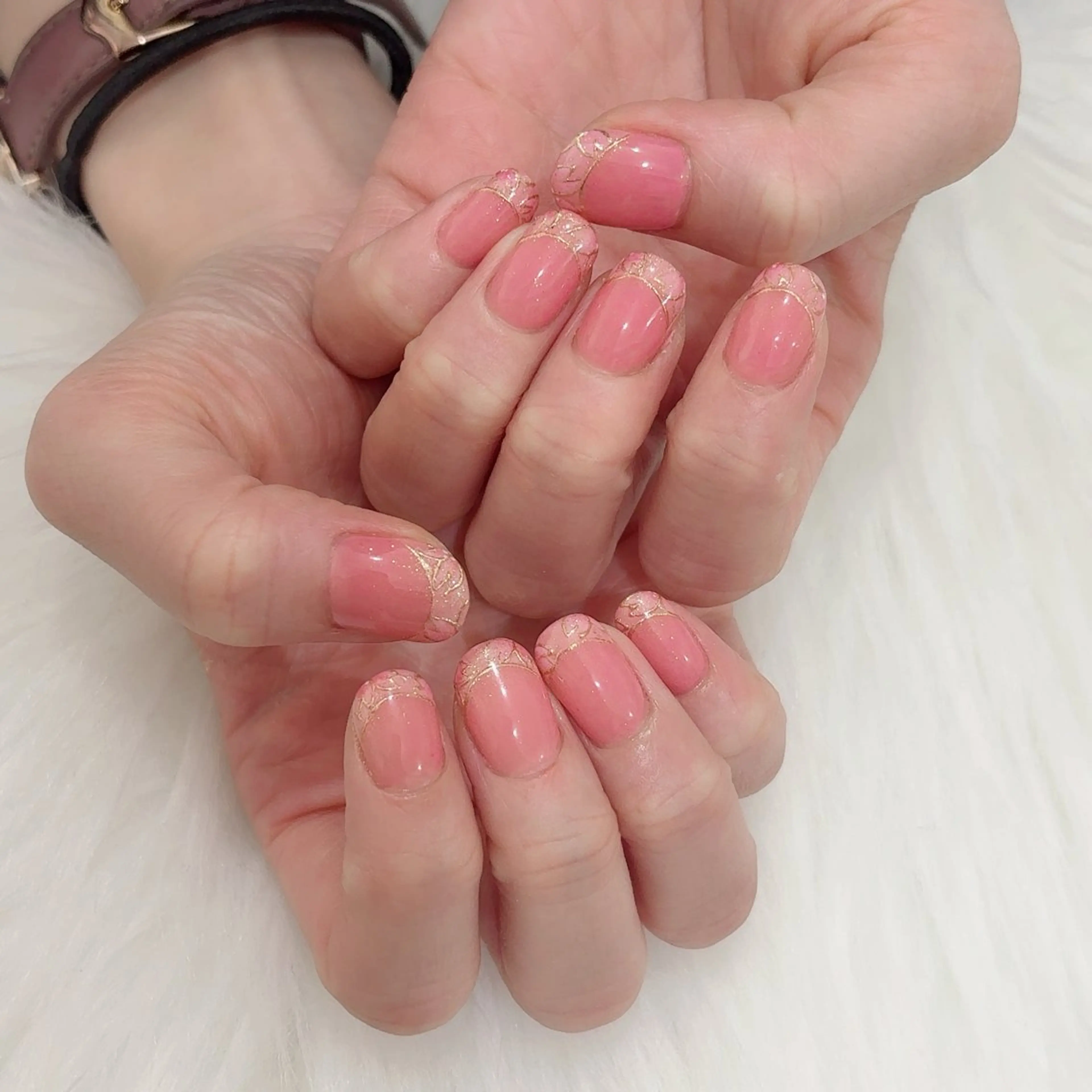ネイル 桜ネイル フレンチネイル ミラーネイル ハンドネイル SOL NAILのネイルデザイン