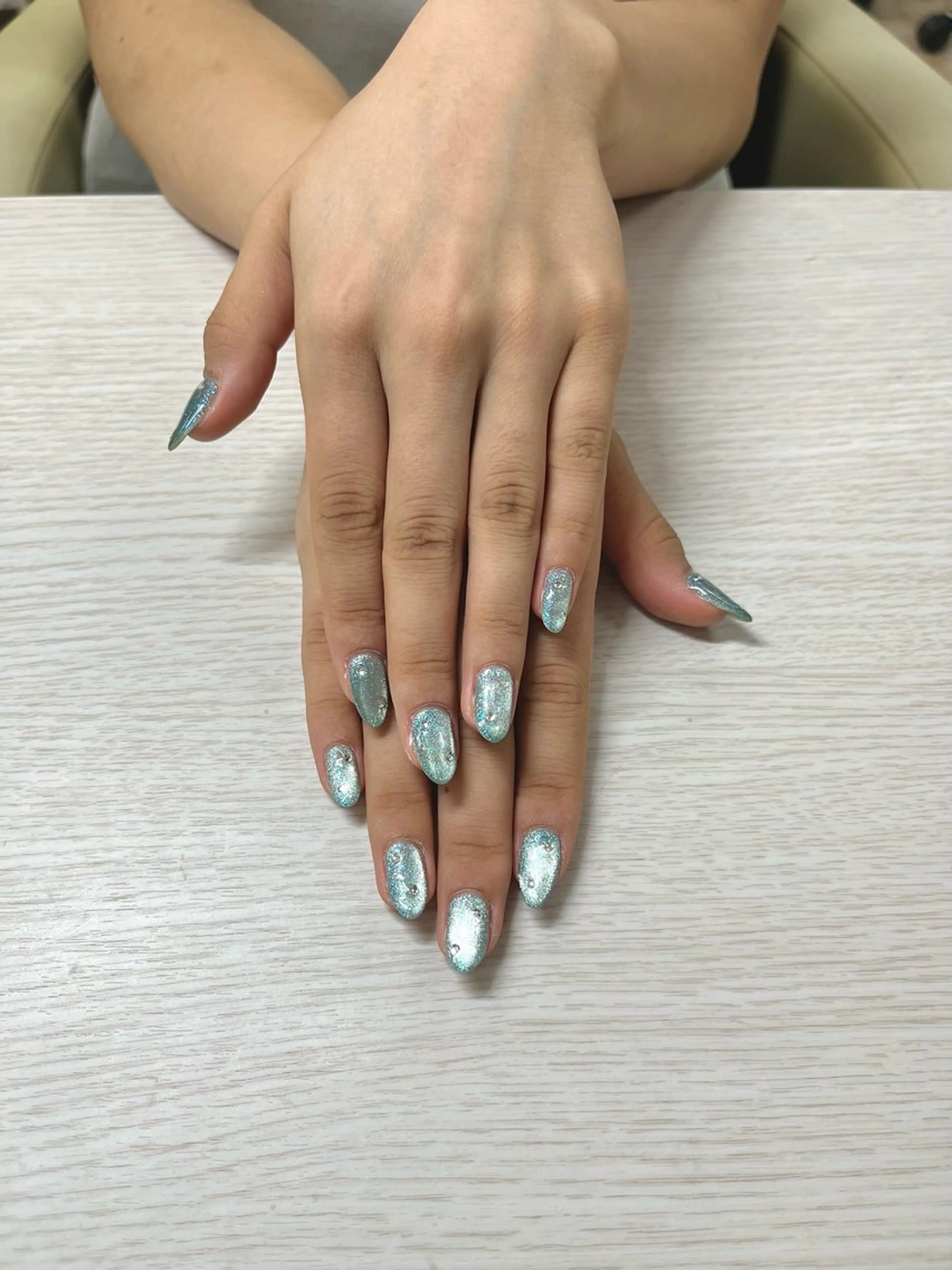 ネイル ジェルネイル マグネットネイル TRU きゃんのネイルデザイン