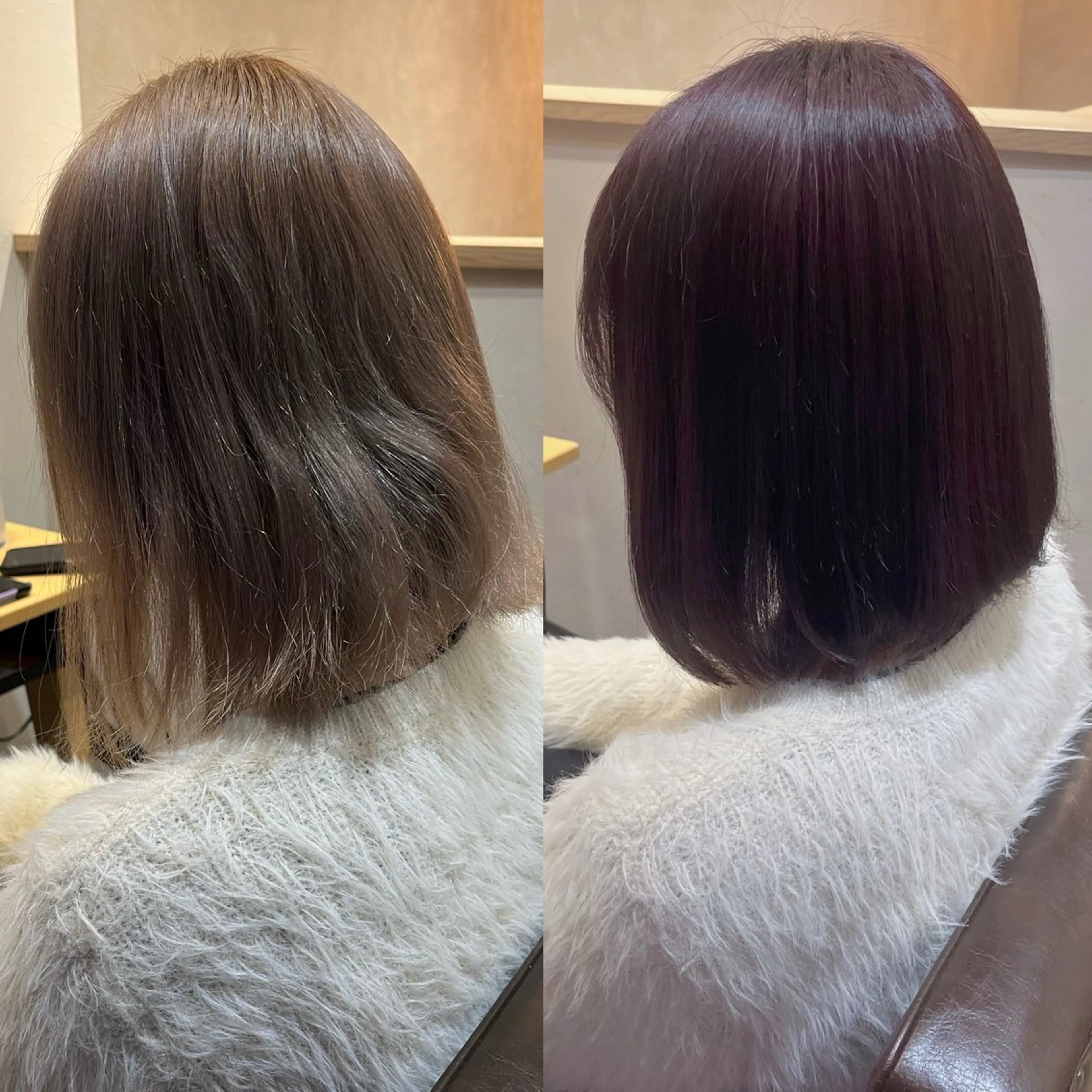 カラー ブリーチ ブラウンカラー ピンクカラー ヘアカラー CHARLOTTE(シャルロット)所属・✨モデル募集中✨ 田邉 栞璃のヘアスタイル