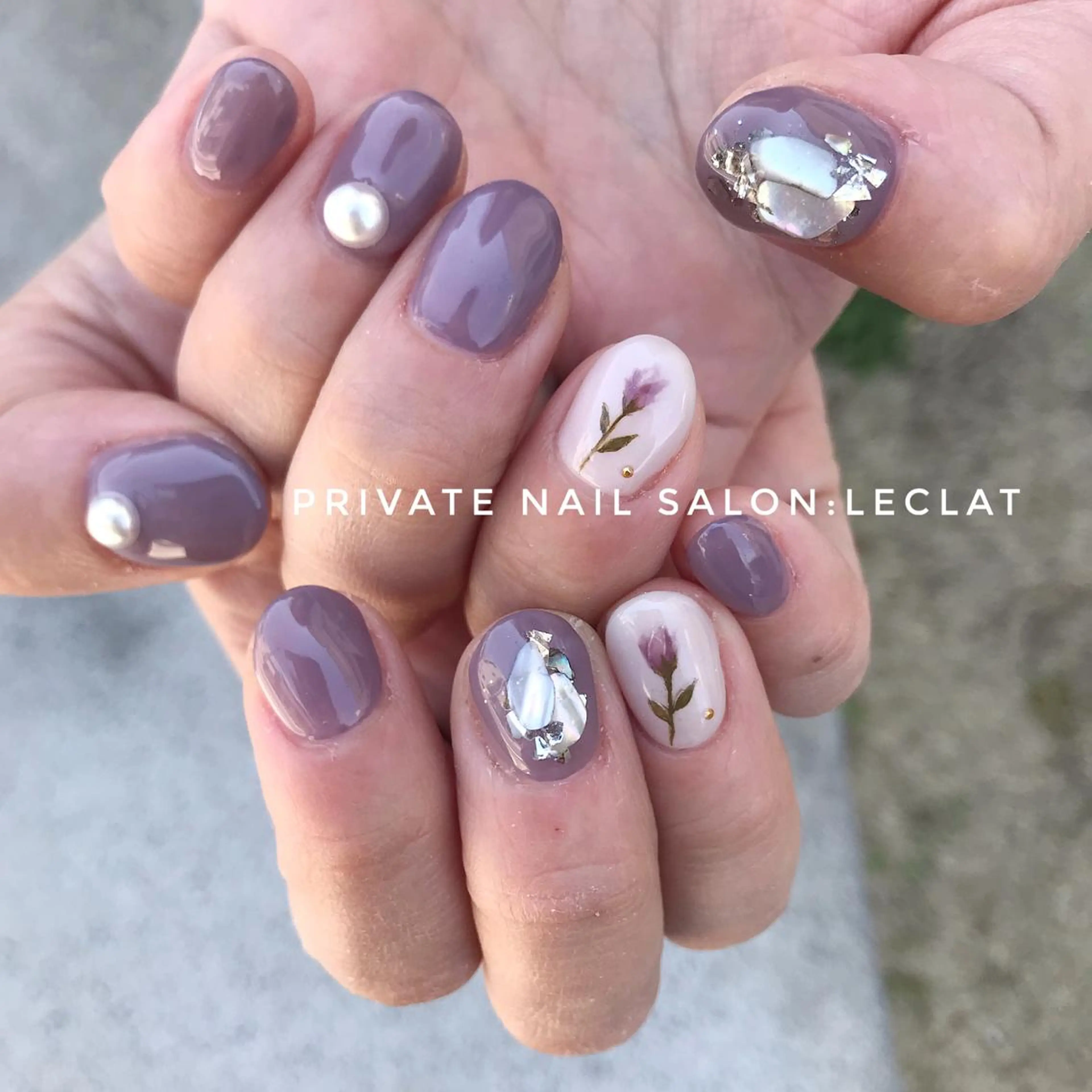 ネイル 南草津の ネイルやさんのネイルデザイン